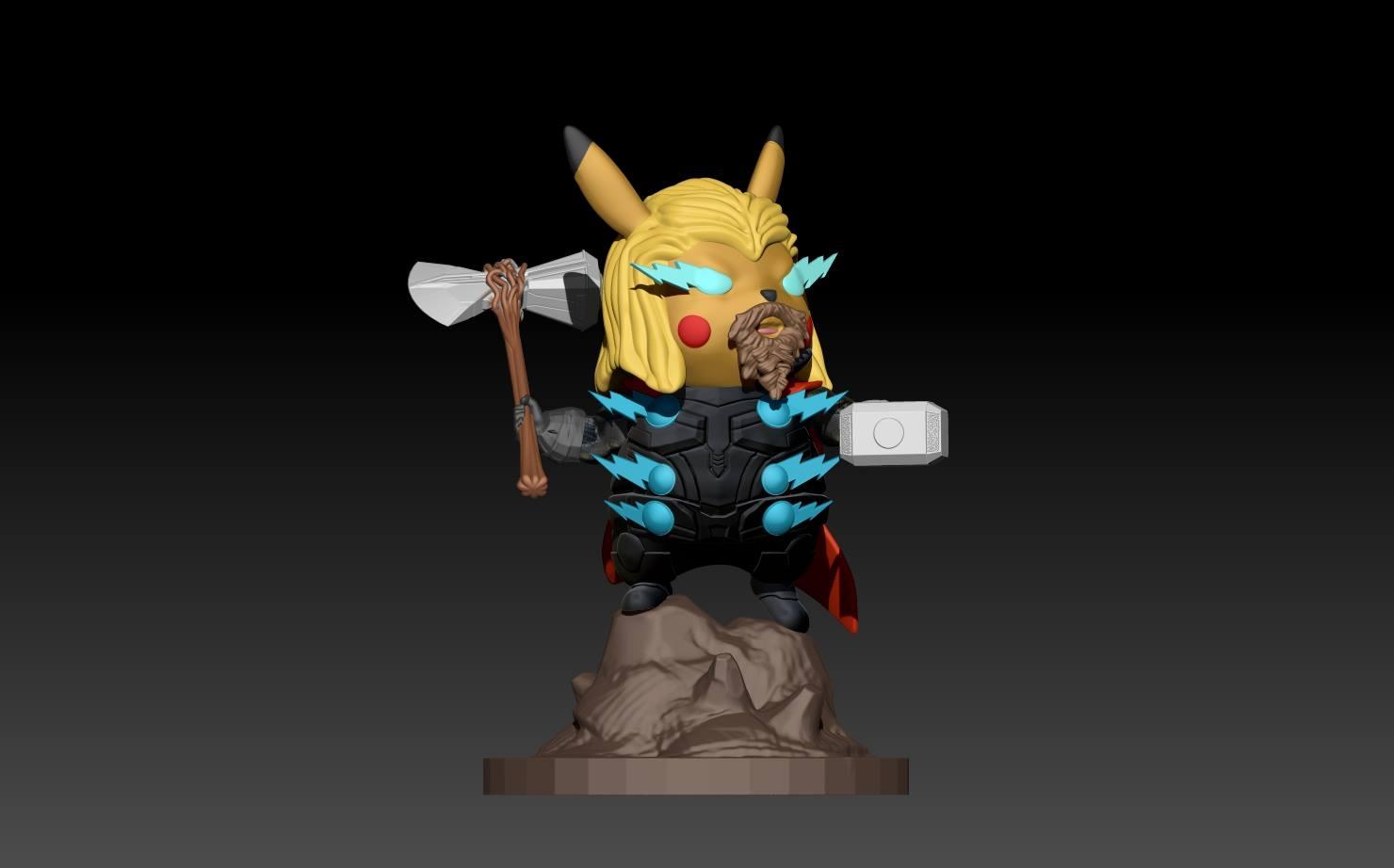 PikaThor 3d model