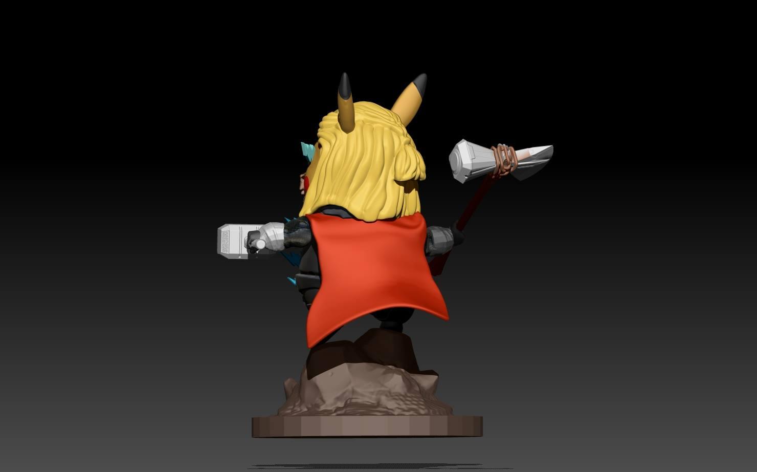 PikaThor 3d model