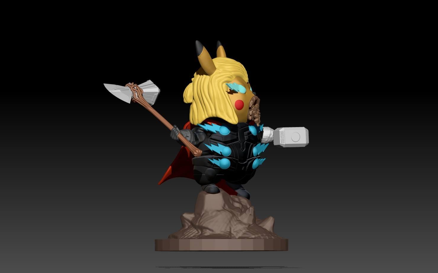 PikaThor 3d model