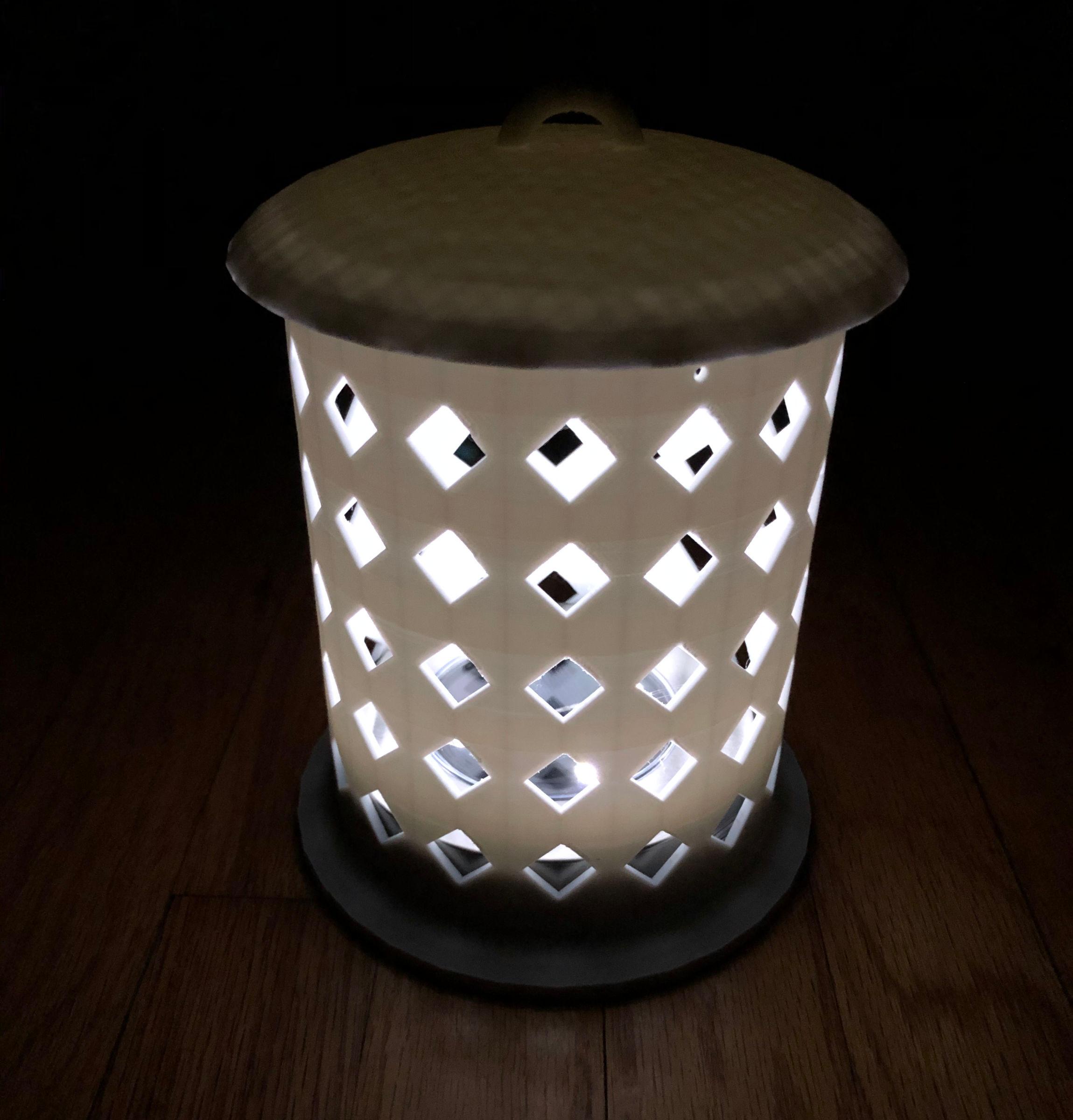 Garden lantern - The lantern at night - 3d model