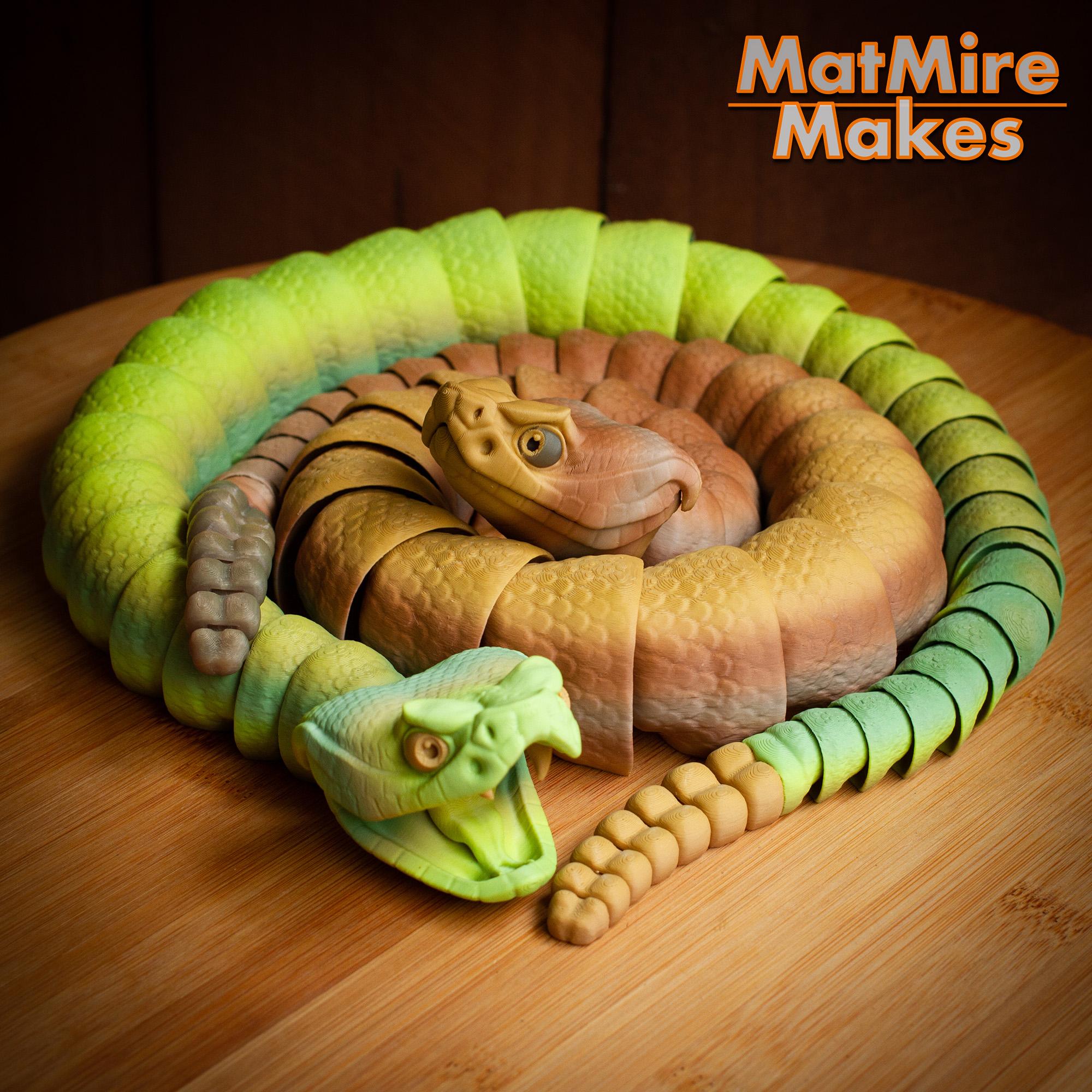 Rattlesnake - Articulated Figure 3d model