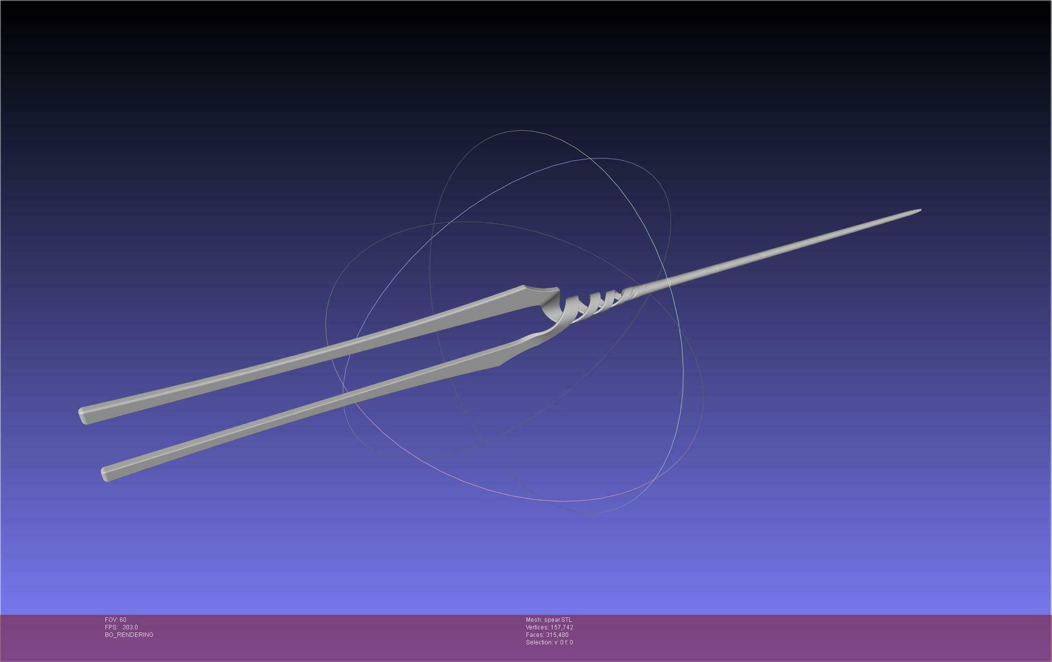 Evangelion Spear Of Longinus Assembly 3d model