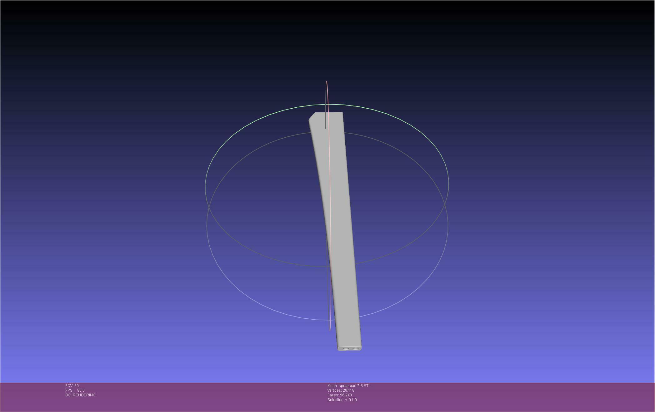 Evangelion Spear Of Longinus Assembly 3d model