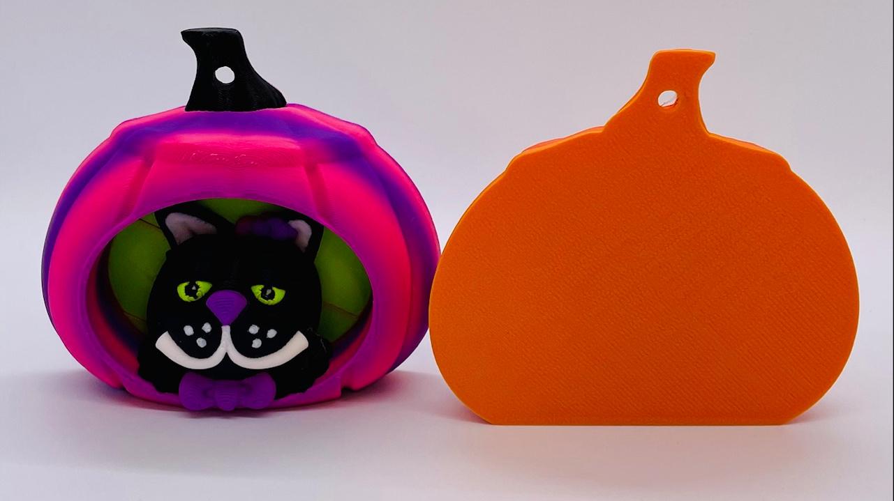 Halloween Cat Ornament 3d model