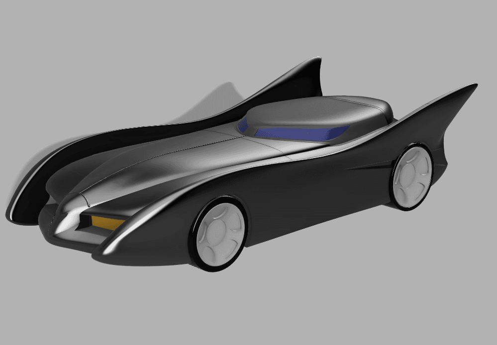 New Adventures Batmobile 3d model