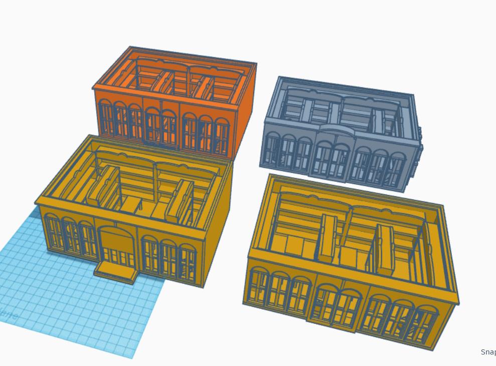 Library 3d model