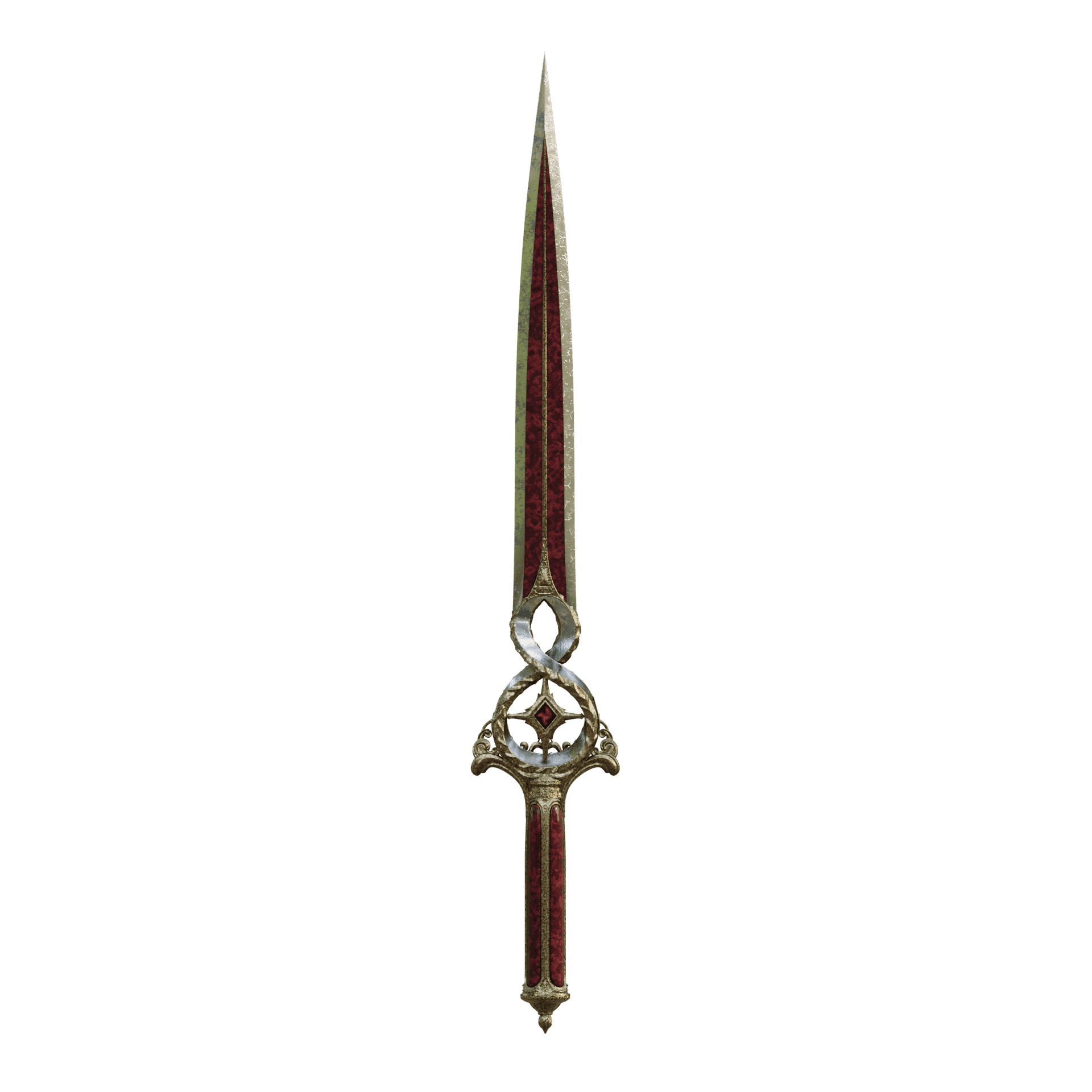 ORIN CRIMSON MISCHIEF FANTASY DAGGER BALDURS GATE 3 3d model