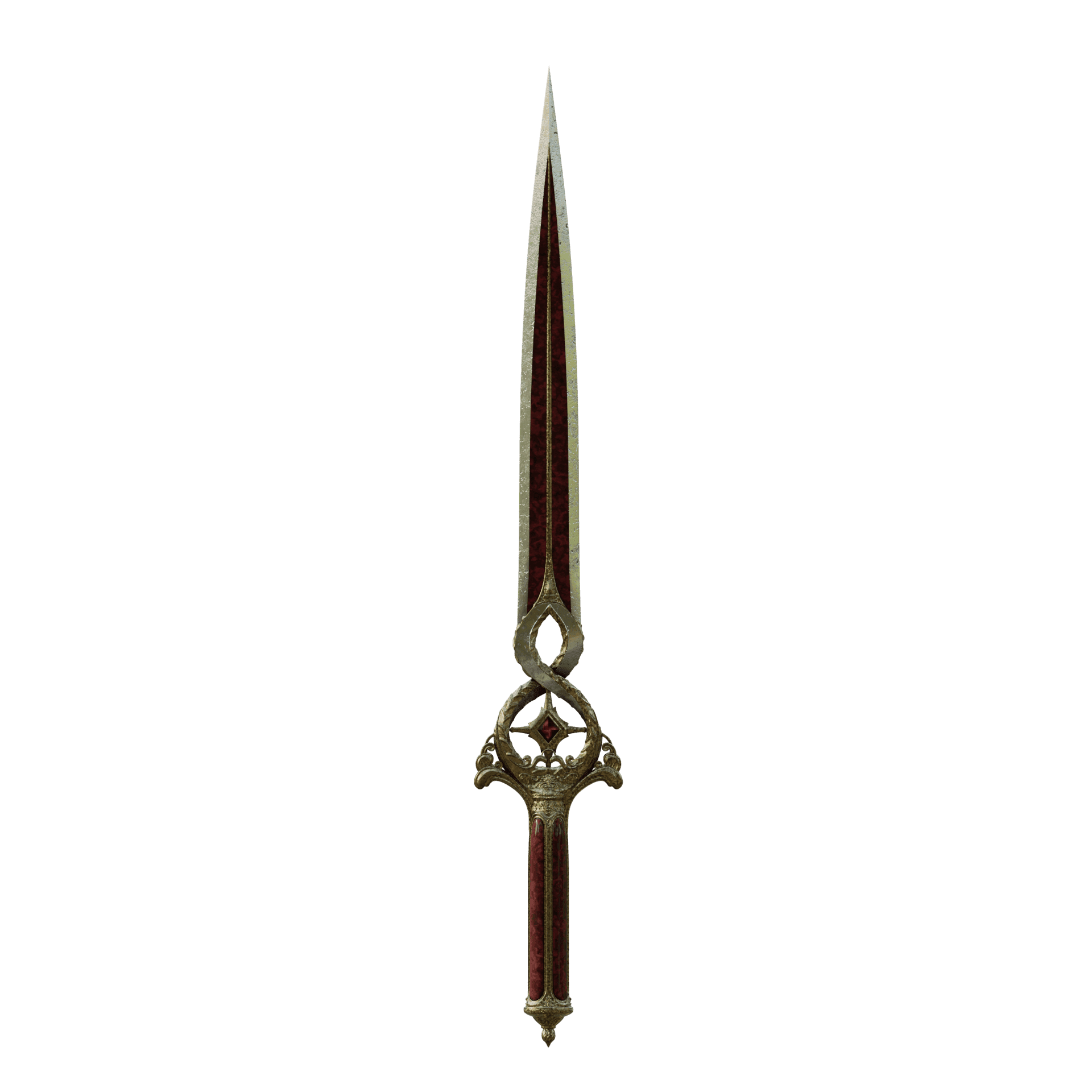 ORIN CRIMSON MISCHIEF FANTASY DAGGER BALDURS GATE 3 3d model