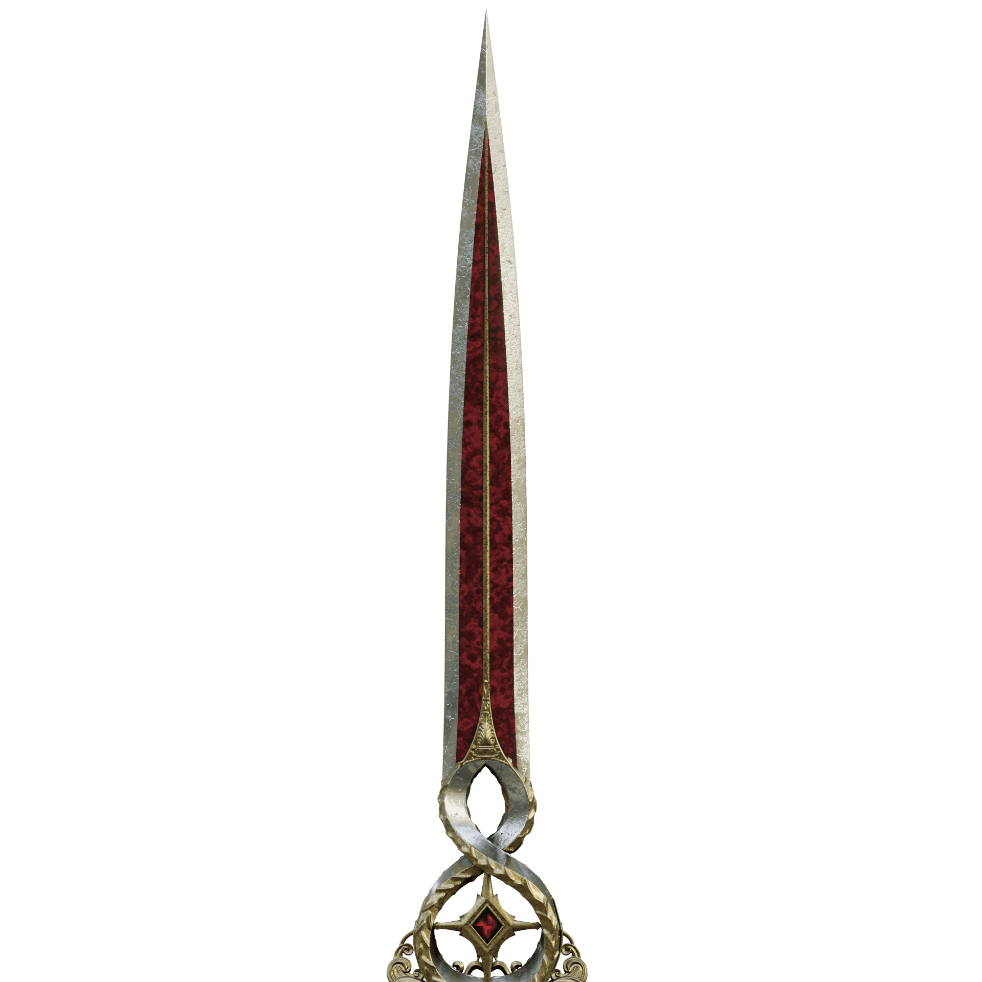 ORIN CRIMSON MISCHIEF FANTASY DAGGER BALDURS GATE 3 3d model