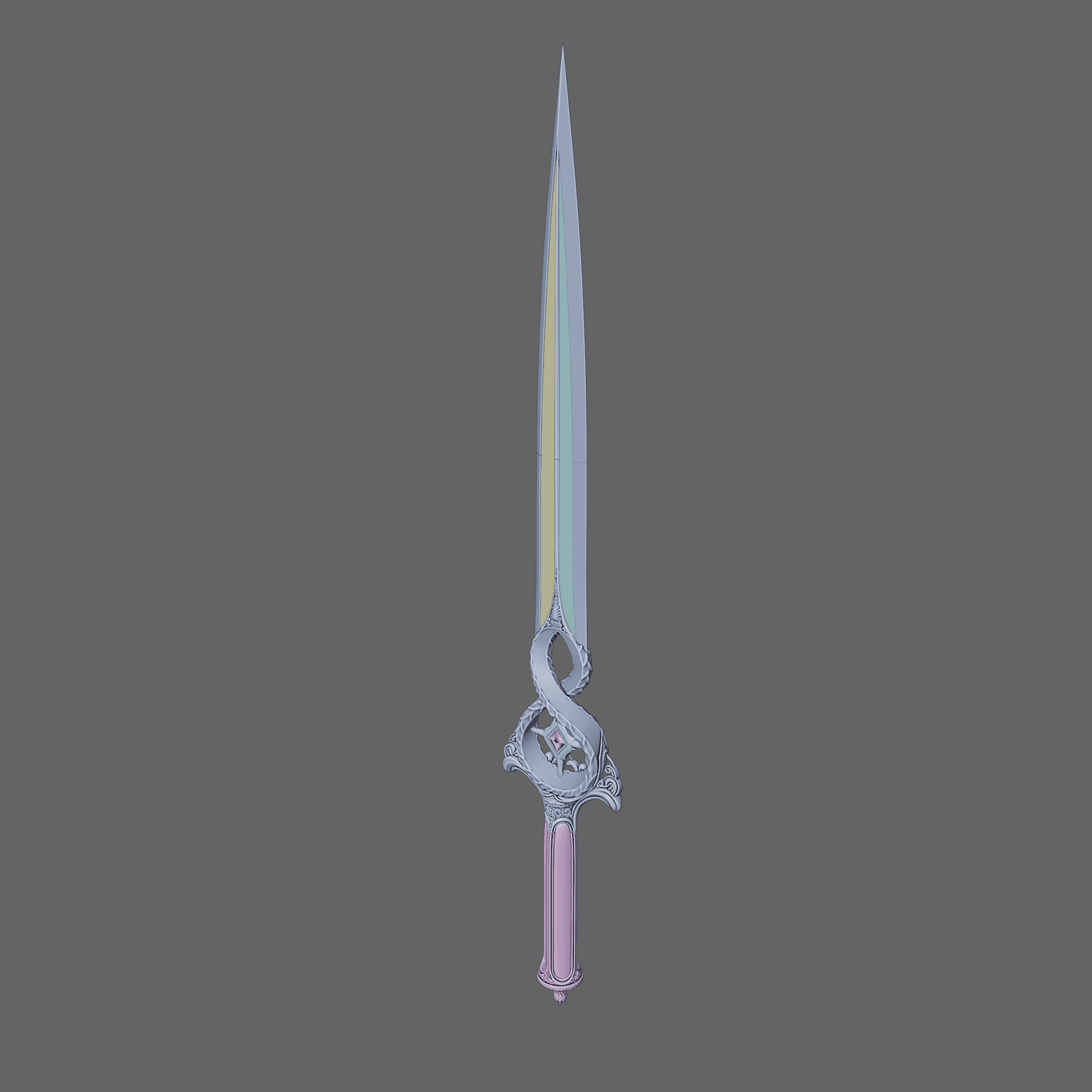 ORIN CRIMSON MISCHIEF FANTASY DAGGER BALDURS GATE 3 3d model