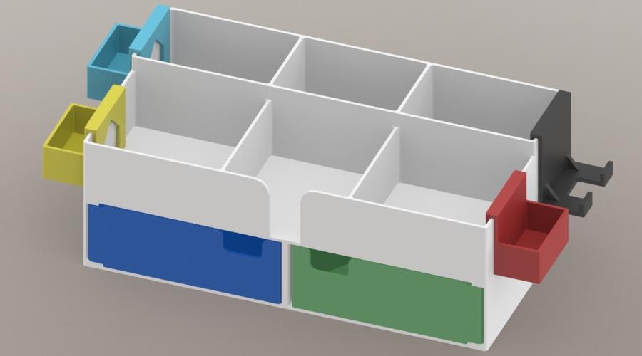 Desk Organizer IV 3d model