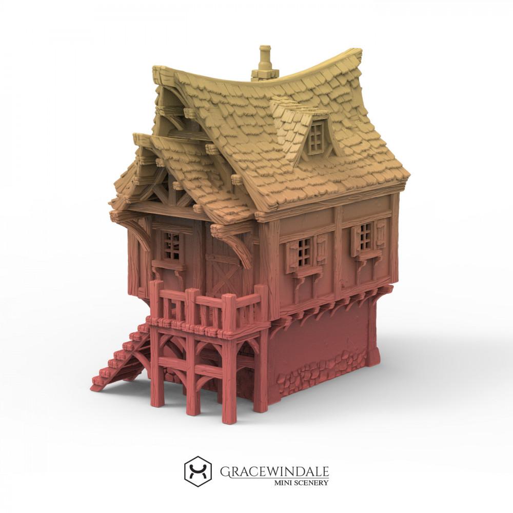 Modular Settler's Cottage 3d model