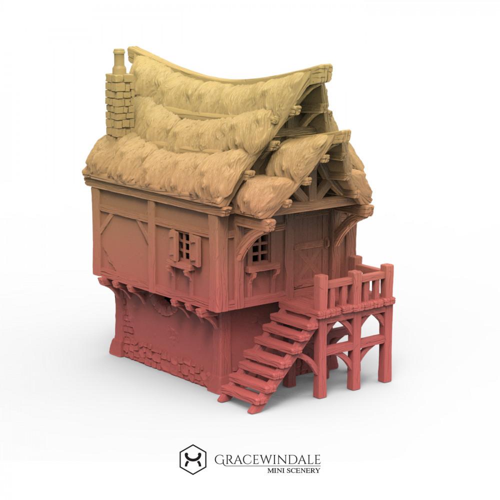 Modular Settler's Cottage 3d model