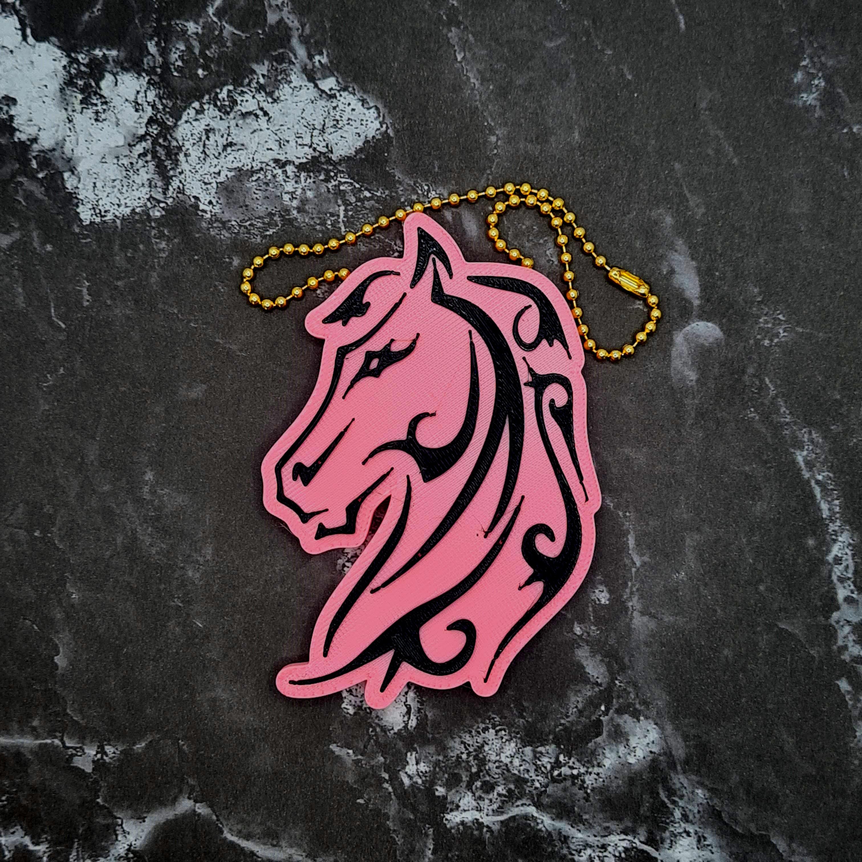 Tribal Horse Charm (style 1) 3d model