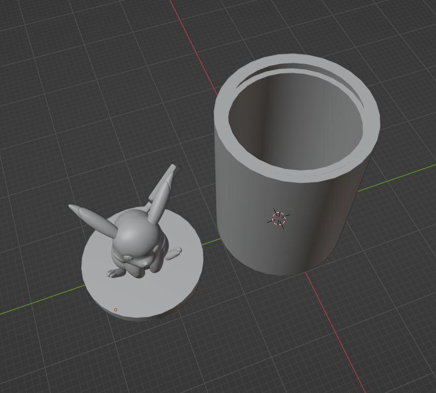 Pikachu Jar.stl 3d model