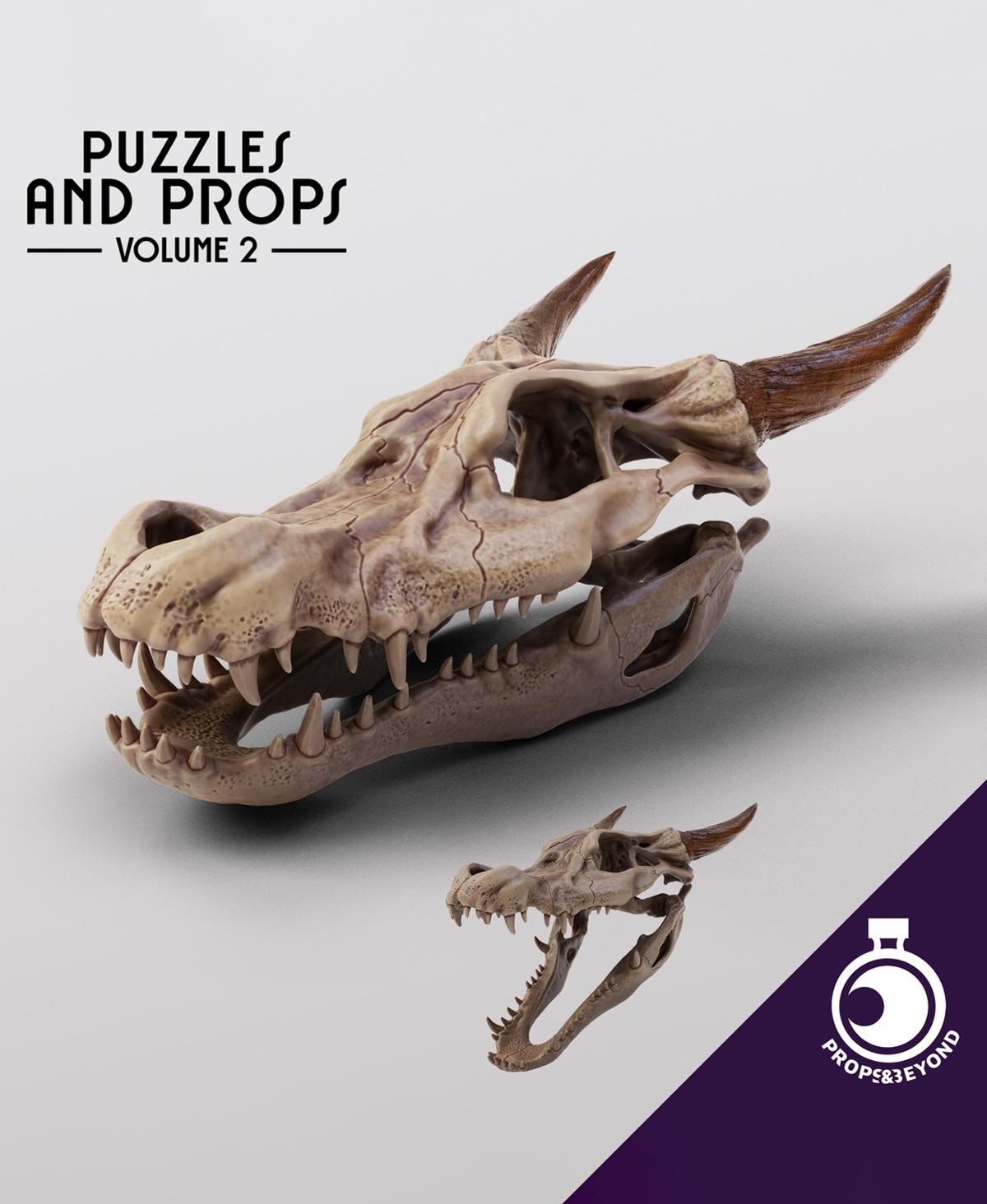 Kobold Skull - Monster Trophy 3d model