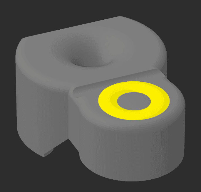 AMS Feed Protector Button (remix) 3d model