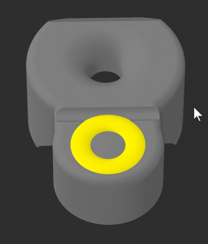 AMS Feed Protector Button (remix) 3d model