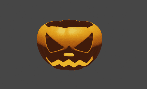 EVIL PUMPKIN SHADE 3d model