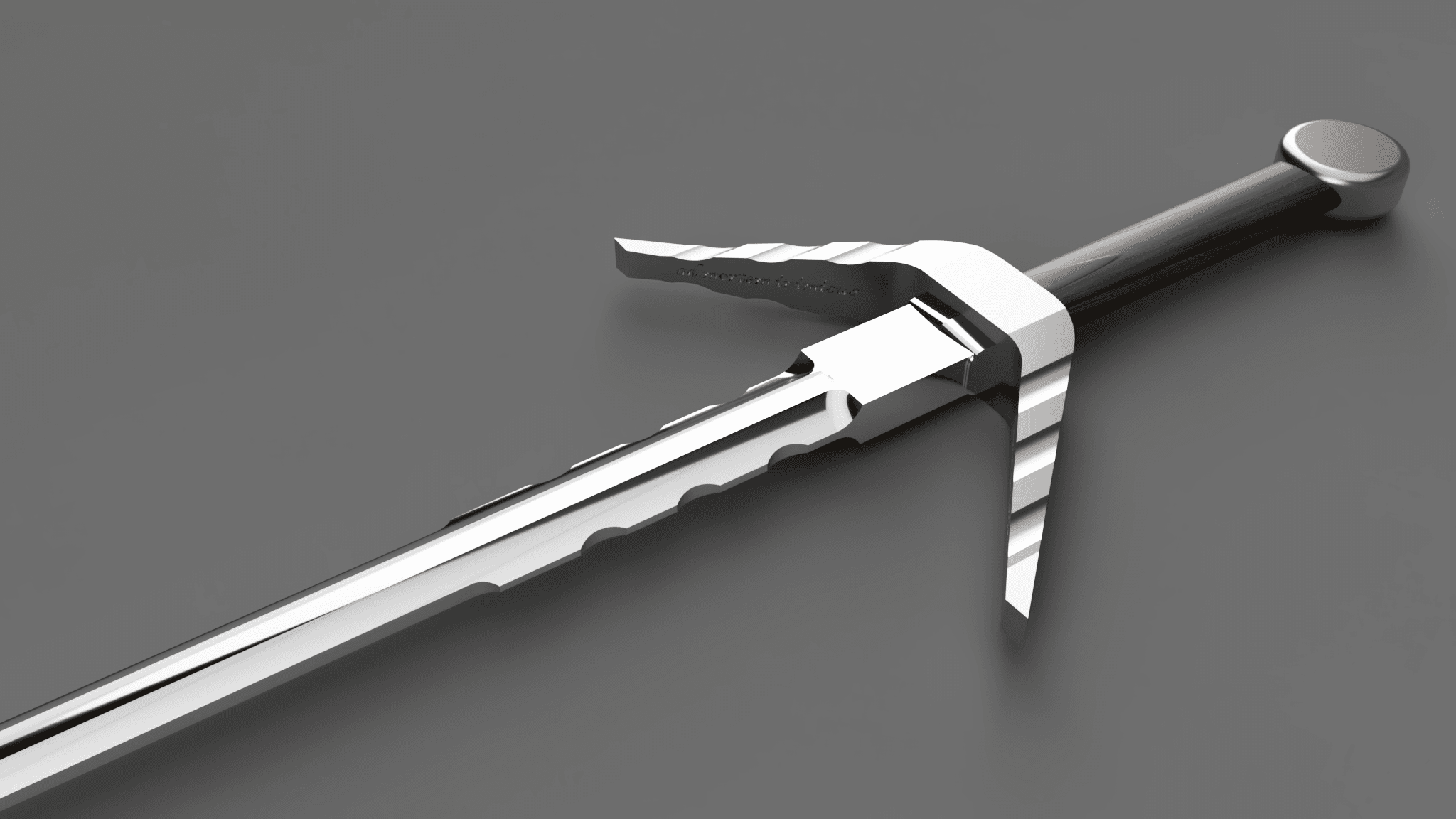 Longsword - fully printable (Life sized) 3d model