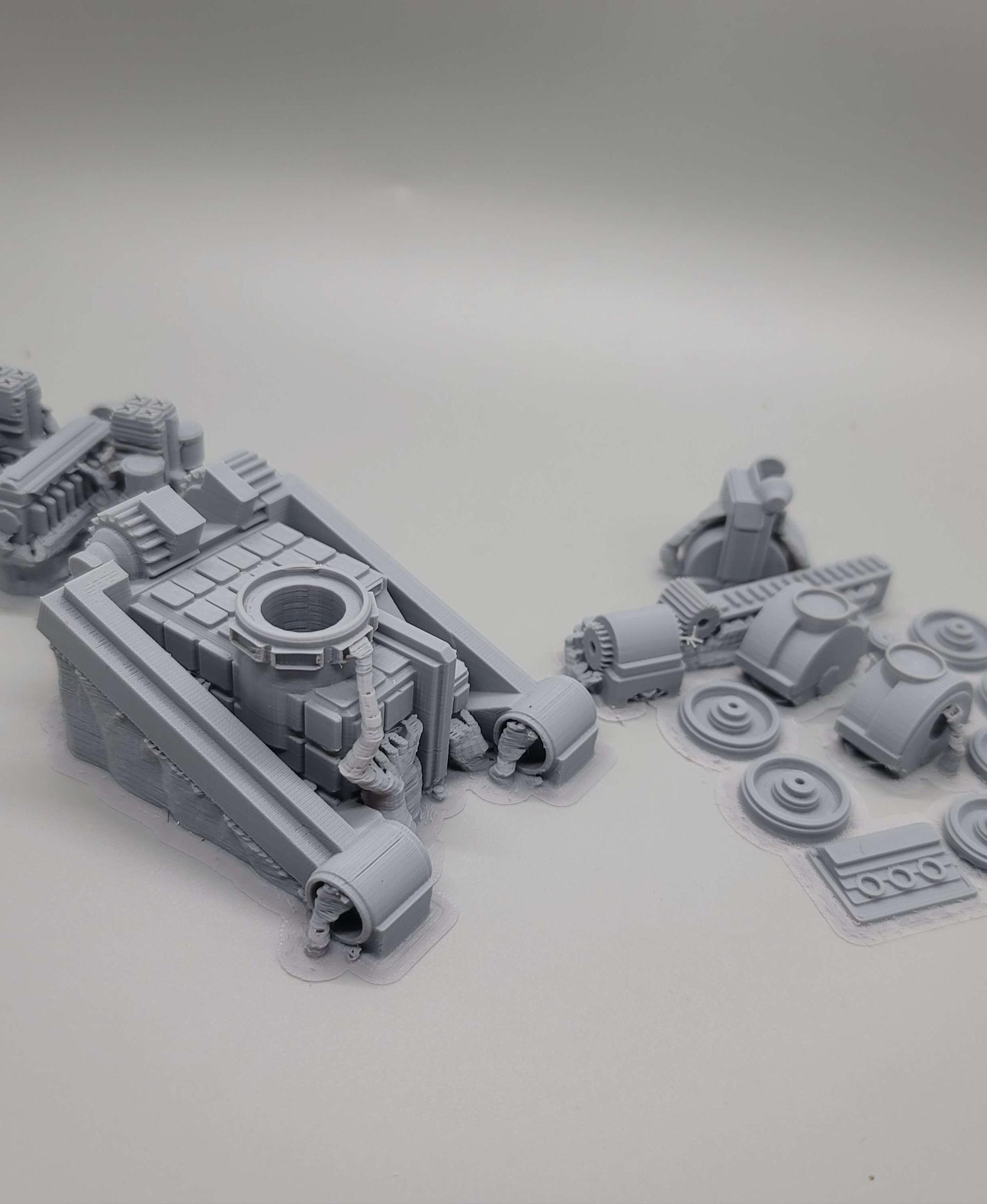 FHW: Worker Bot Express Assault Car set 3d model