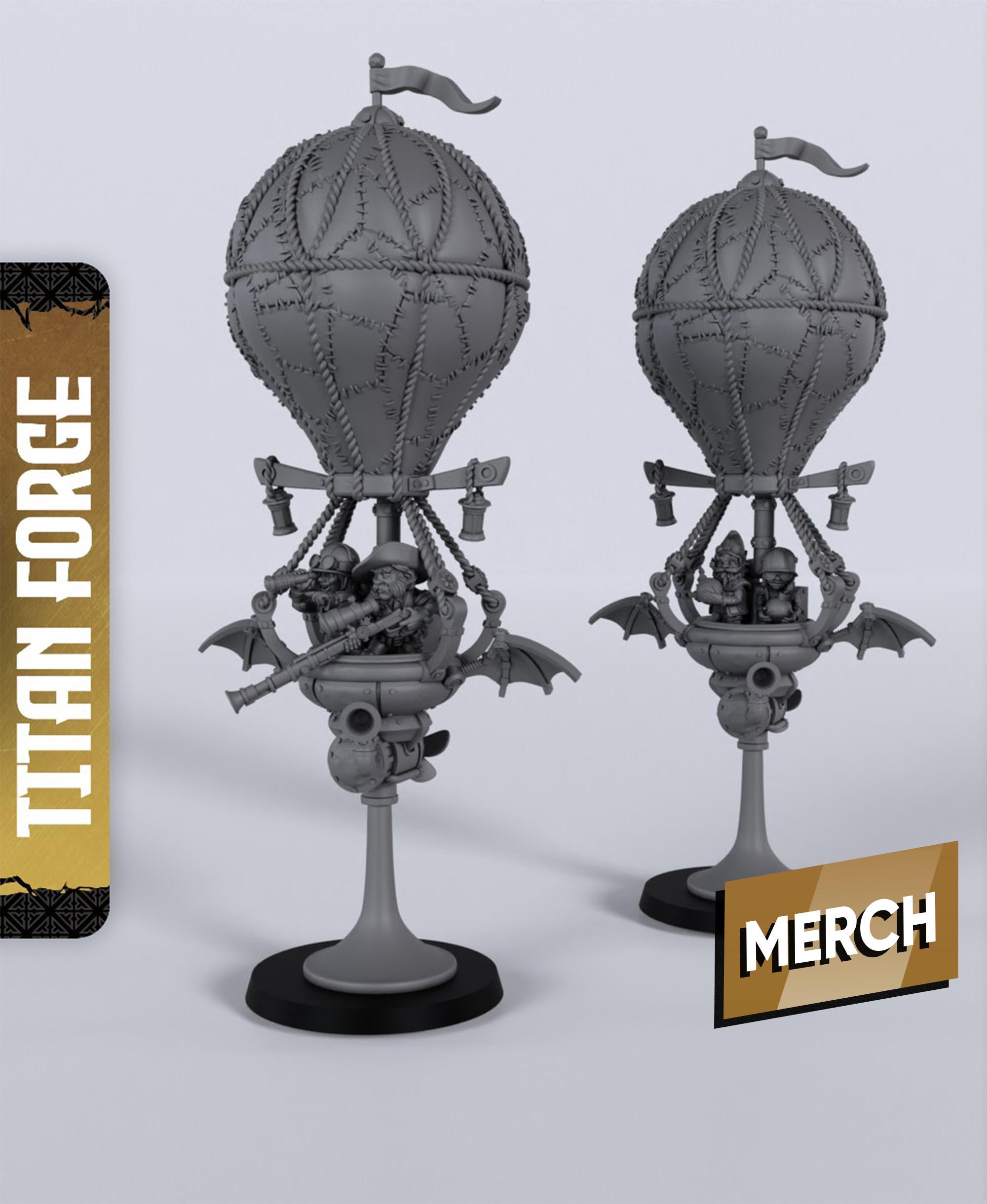 Goblin Baloons - With Free Dragon Warhammer - 5e DnD Inspired for RPG and Wargamers 3d model