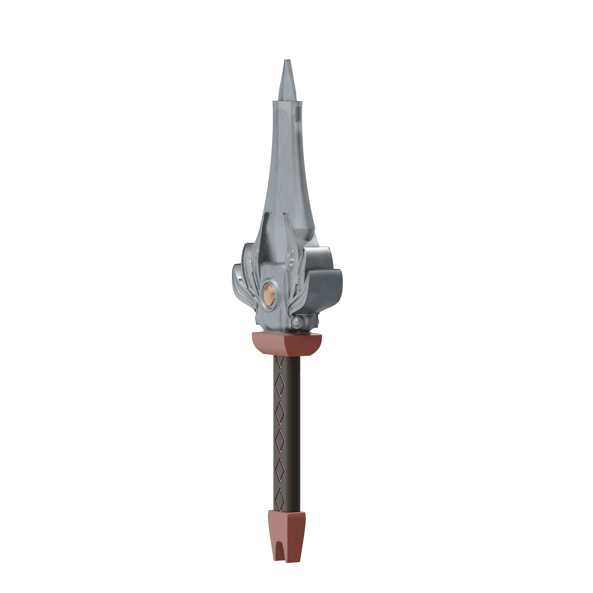 Red Ranger Collapsing Sword 3d model