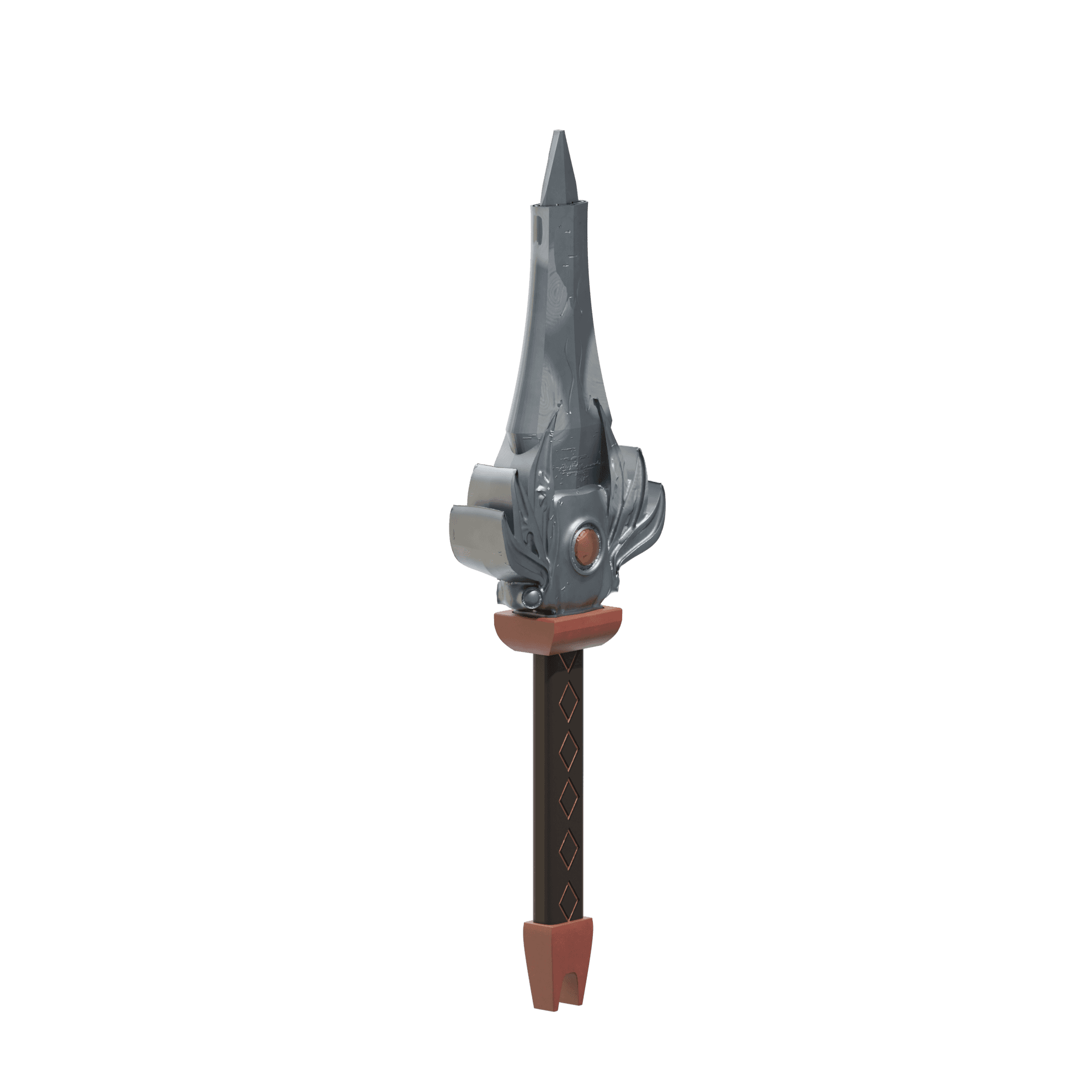 Red Ranger Collapsing Sword 3d model