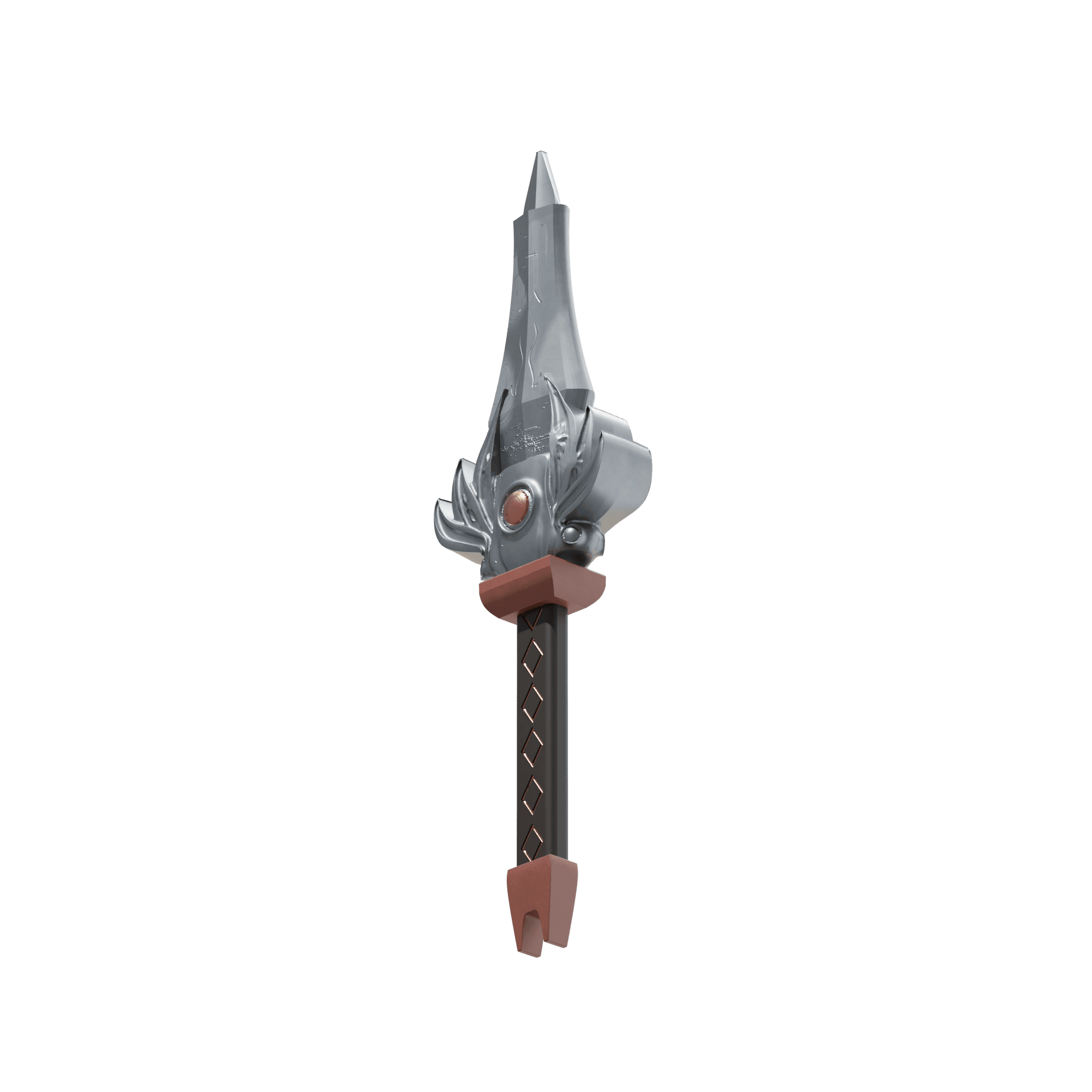 Red Ranger Collapsing Sword 3d model