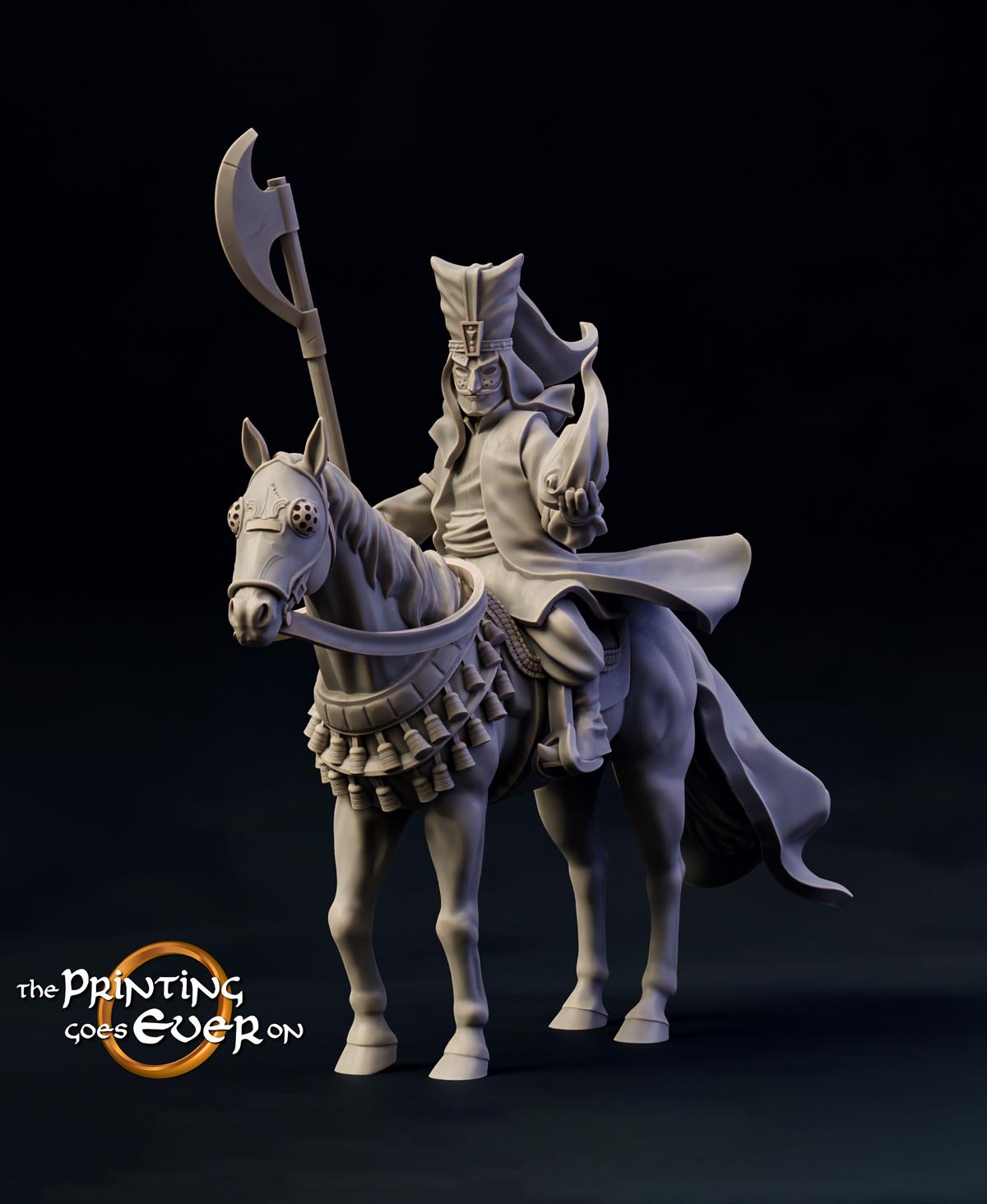 Dark Sorcerer - Mounted 3d model