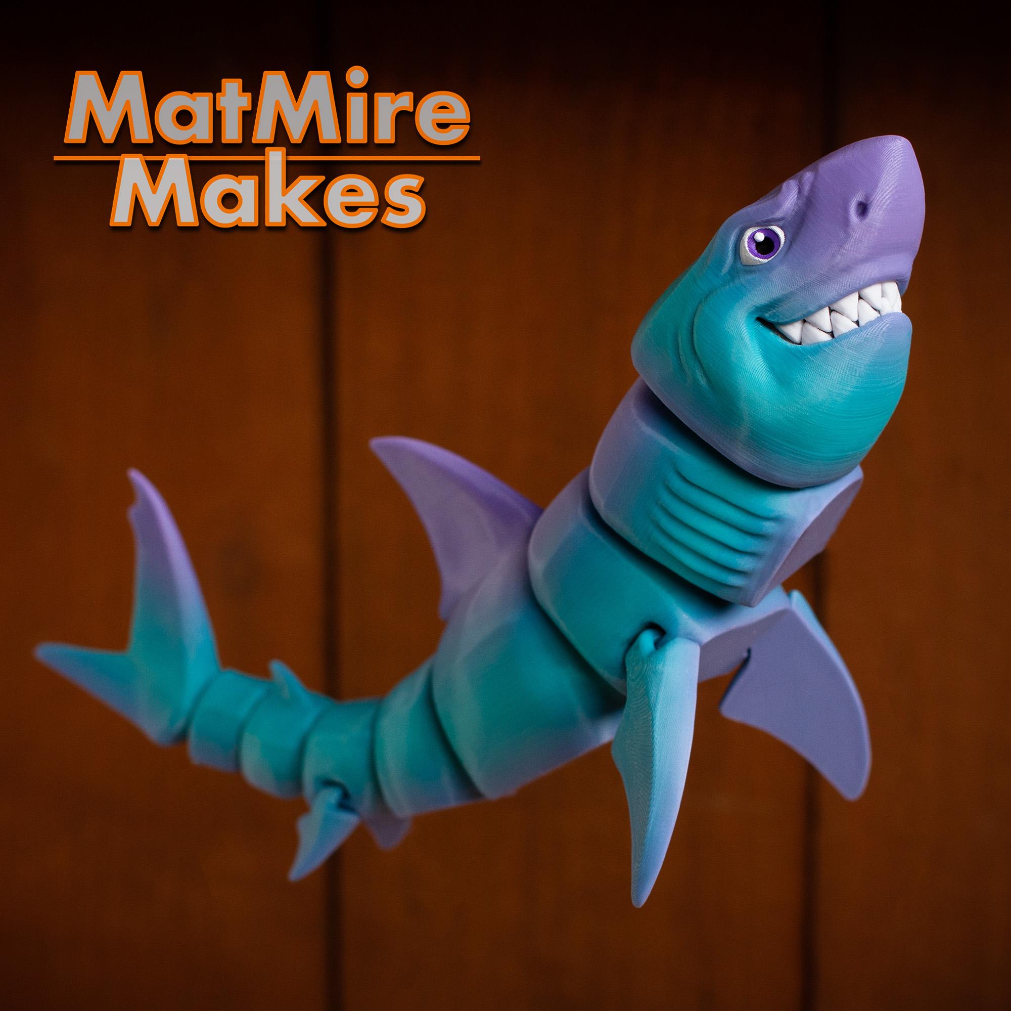 Great White Shark - Articulated Figure 3d model