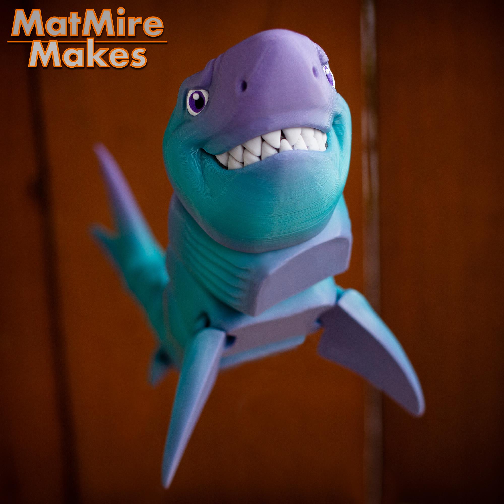 Great White Shark - Articulated Figure 3d model