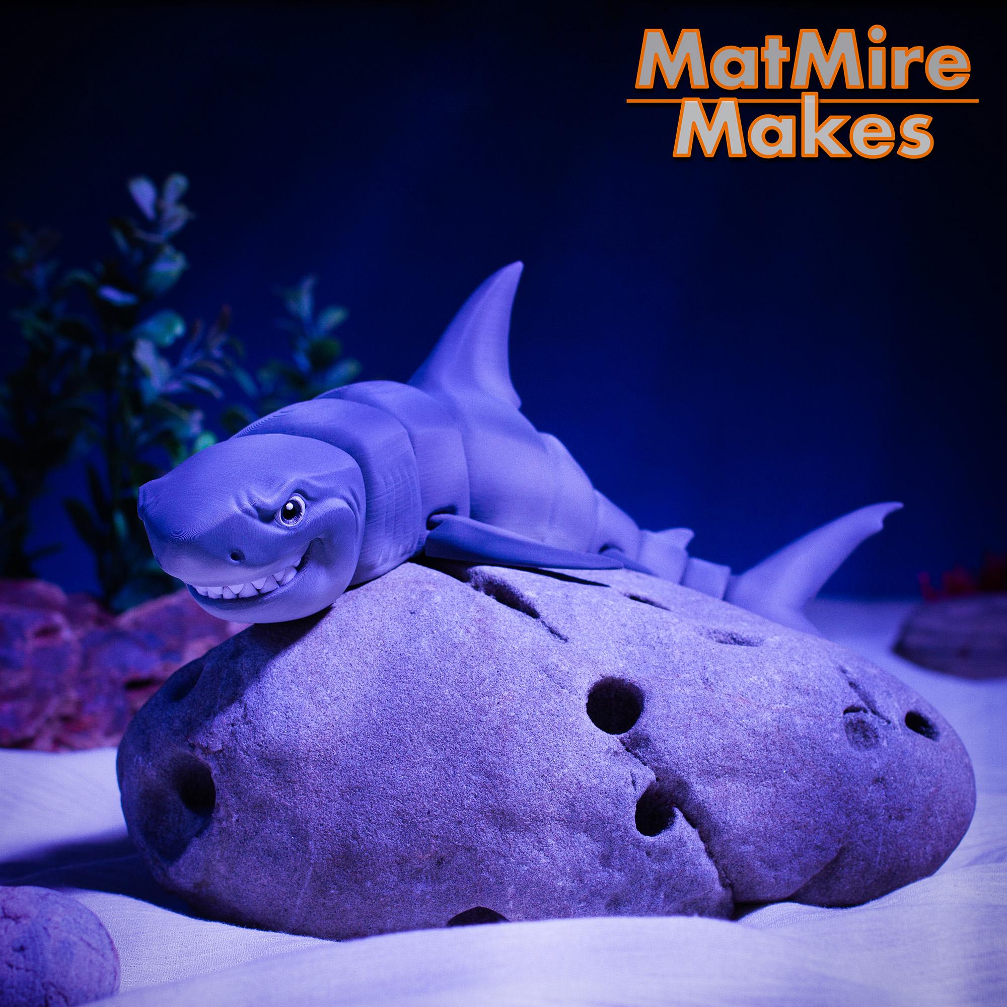 Great White Shark - Articulated Figure 3d model