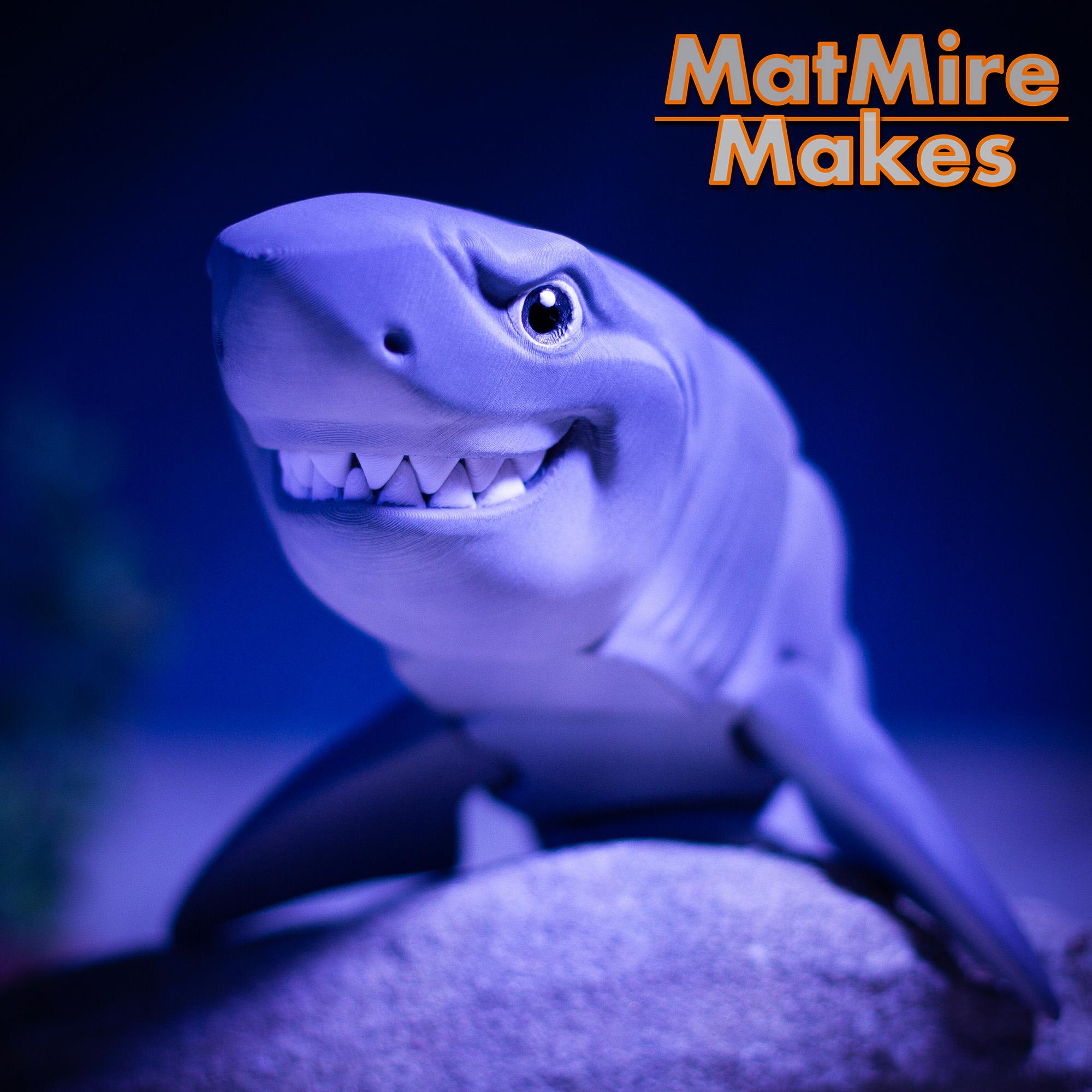 Great White Shark - Articulated Figure 3d model