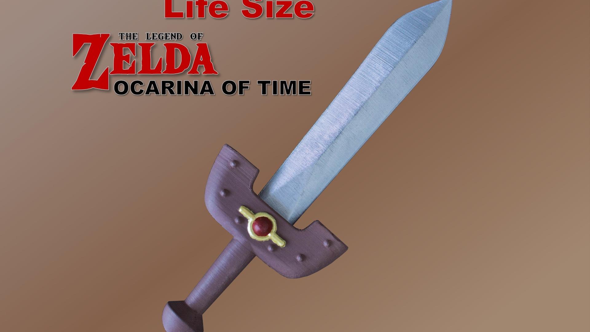 KOKIRI SWORD from Zelda OoT (Life Size)  3d model