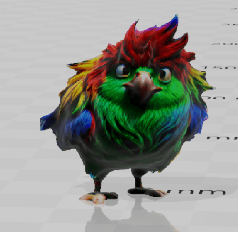 rainbowbird 3d model