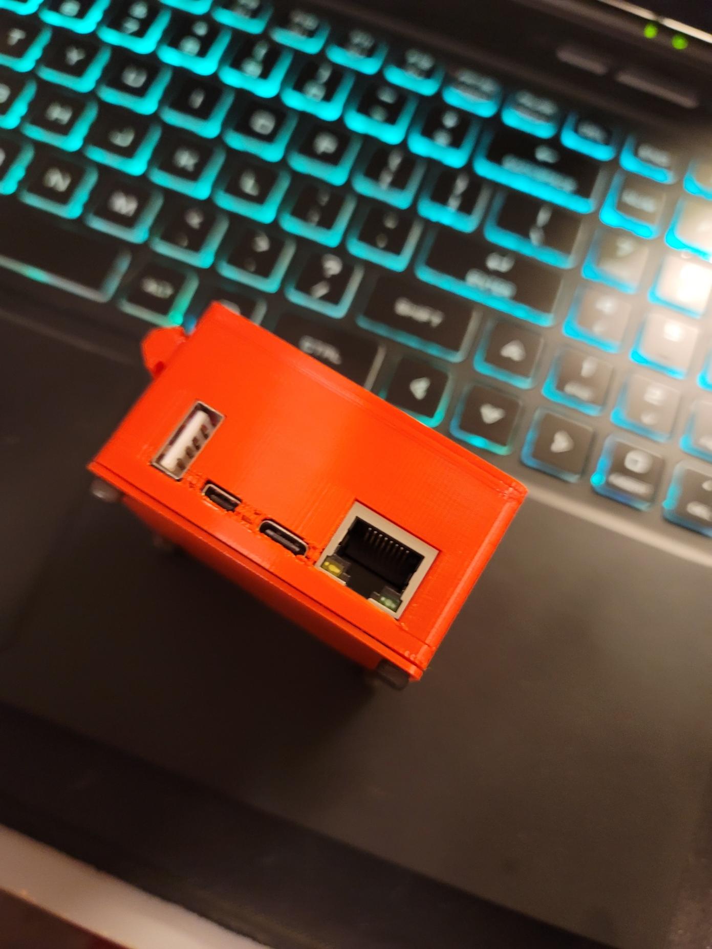 OrangePi Zero 2 Case w/ Fan and 2040 Extrusion Mount 3d model