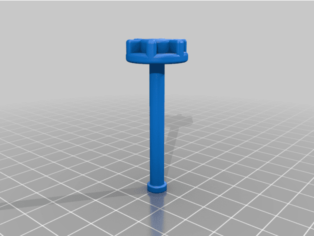 CR-6 SE Print Head Cover Thumb Screw 3d model