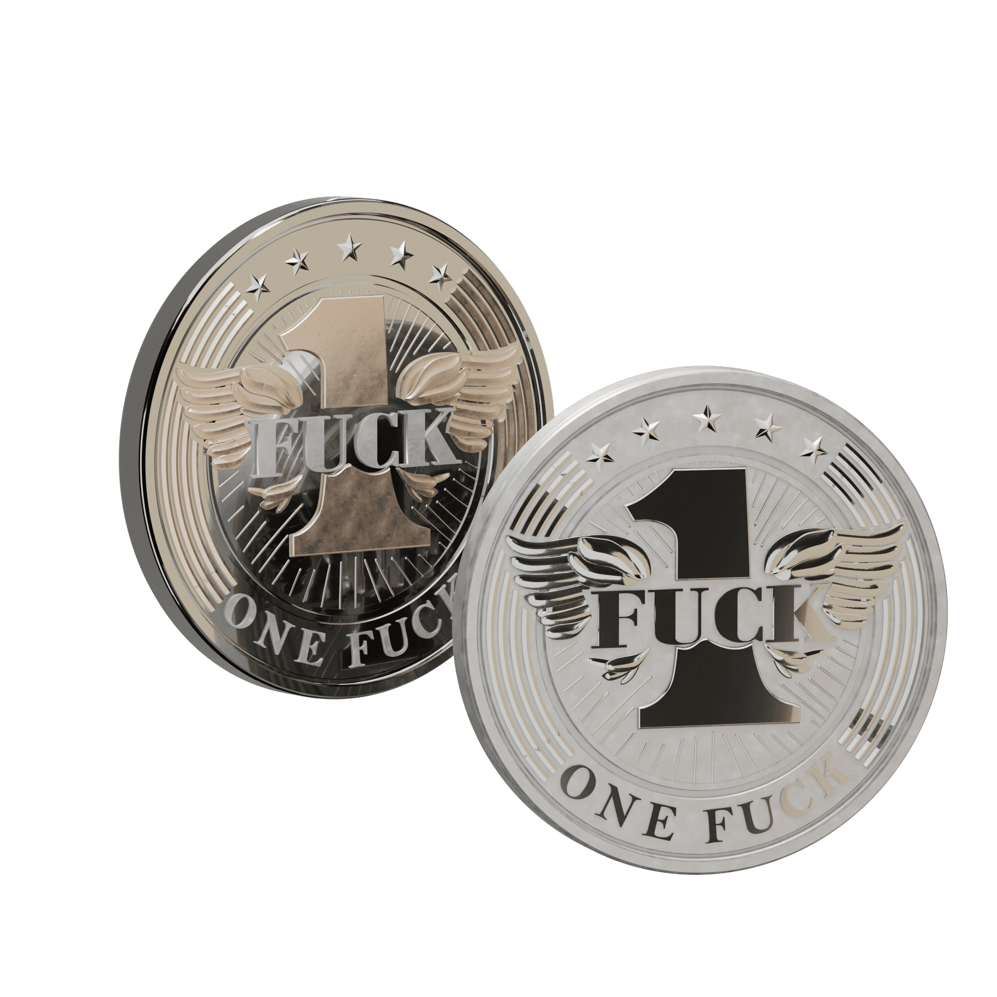 Fuck Coin 3d model