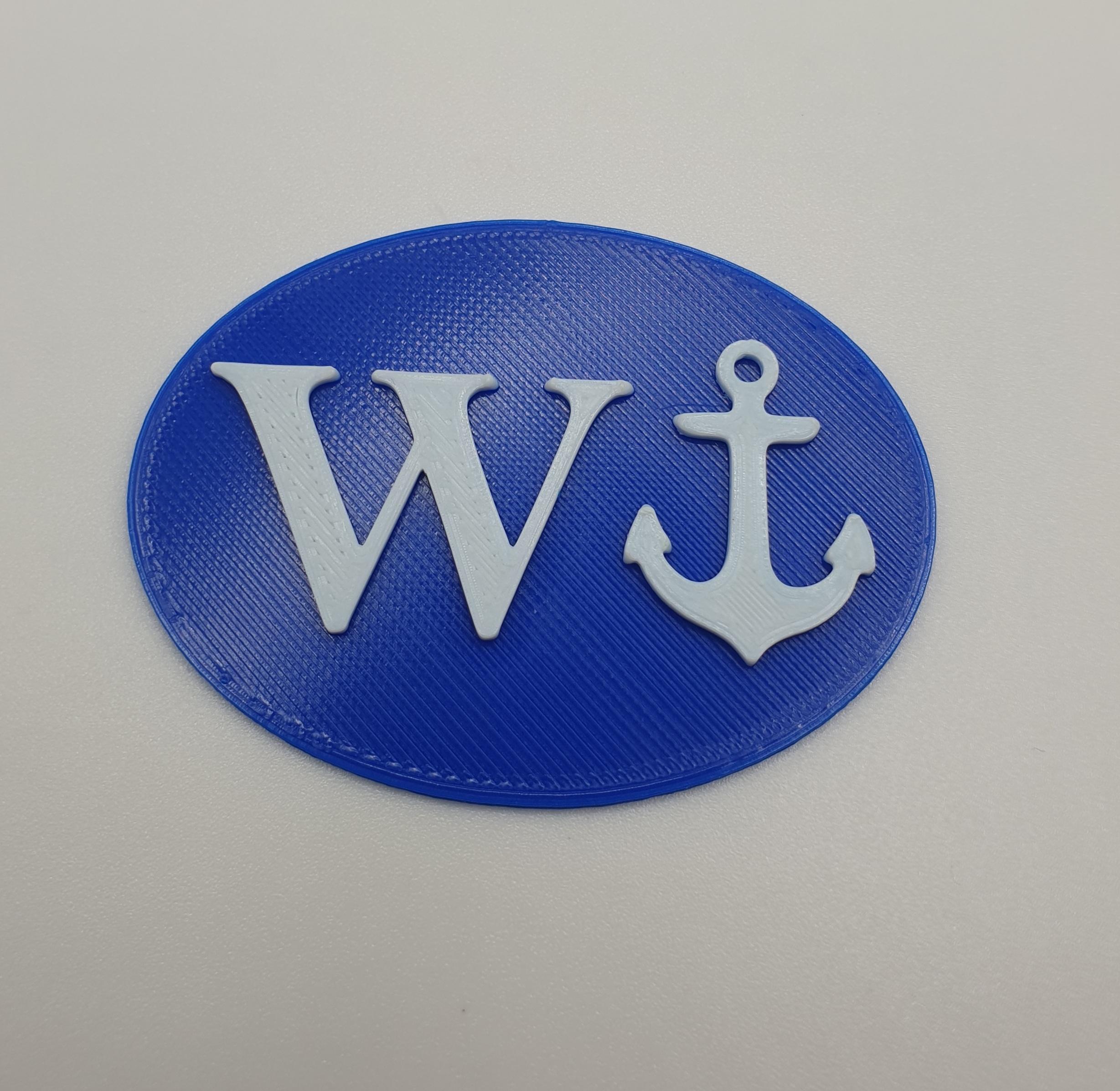 w-anchor 3d model