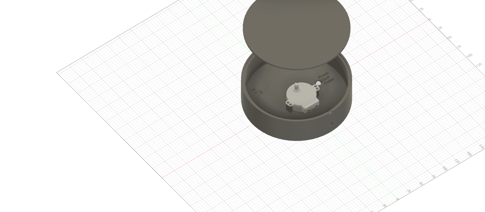 Fully parametrised ultra lowcost turntable for 3D Scanning 3d model