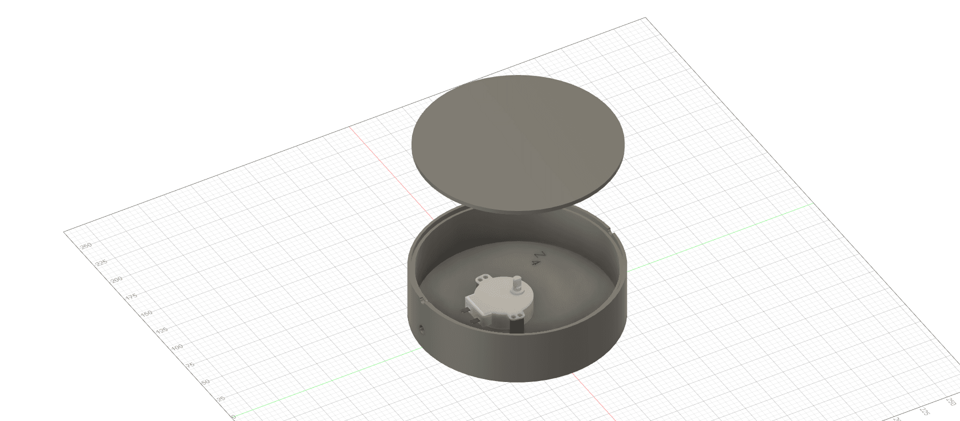 Fully parametrised ultra lowcost turntable for 3D Scanning 3d model