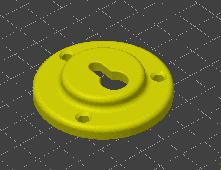 mountable keyhole 3d model