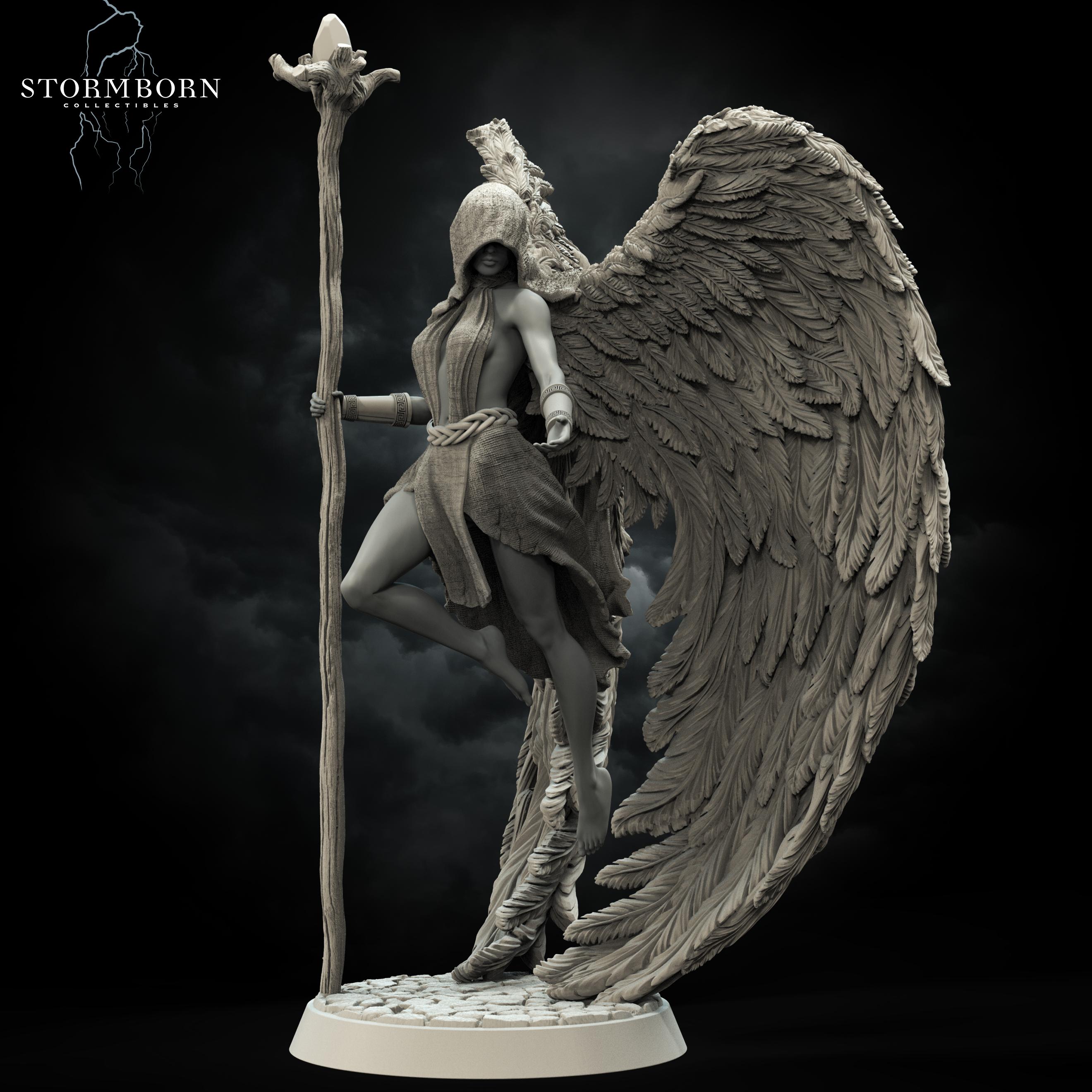 (1:12 Scale Statue) Althea, Angel of Mending 3d model