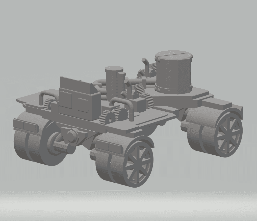 FHW: Oxchan/ Zorblin High Roller Steam Tank concept v2 3d model