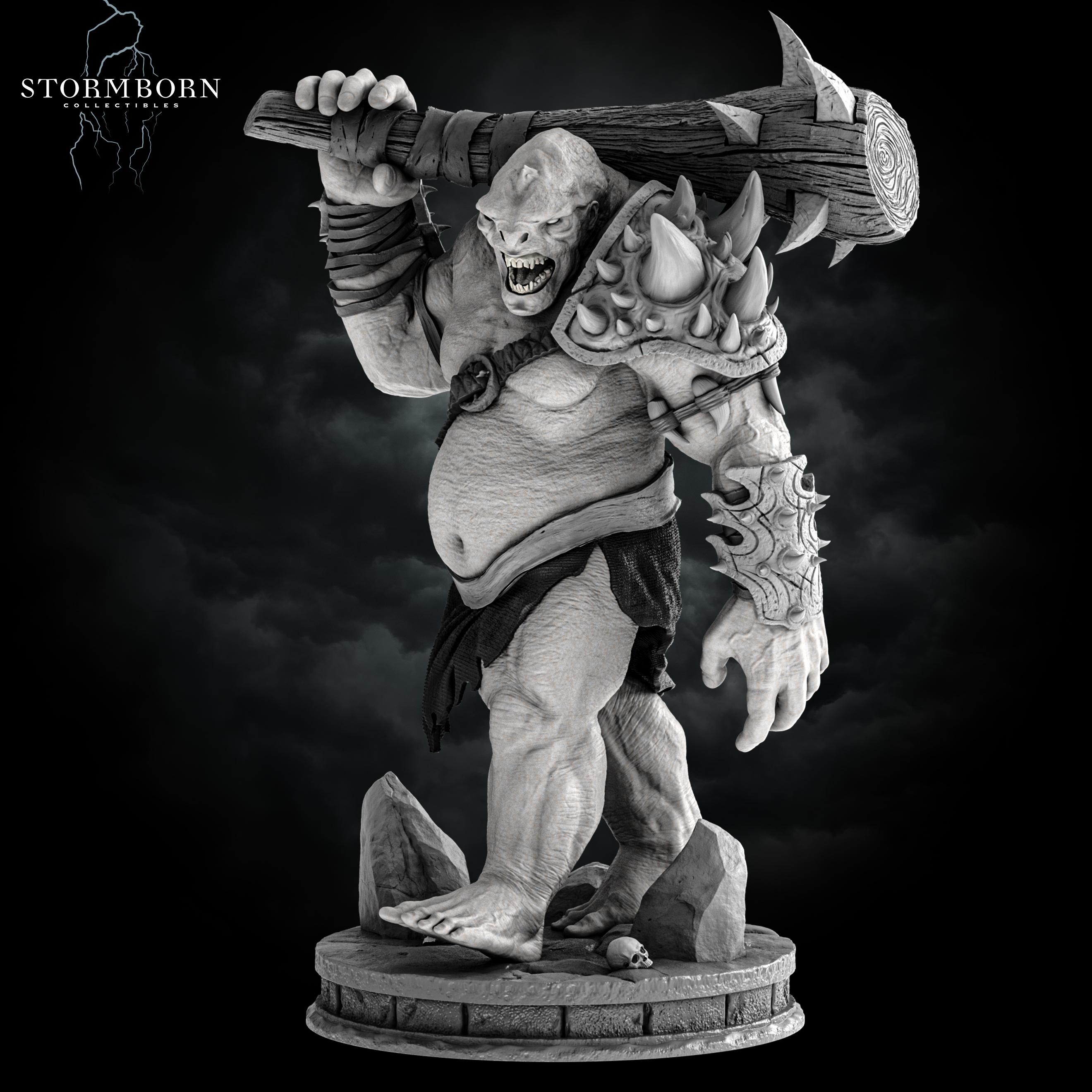 (32mm) Mountain Troll 3d model