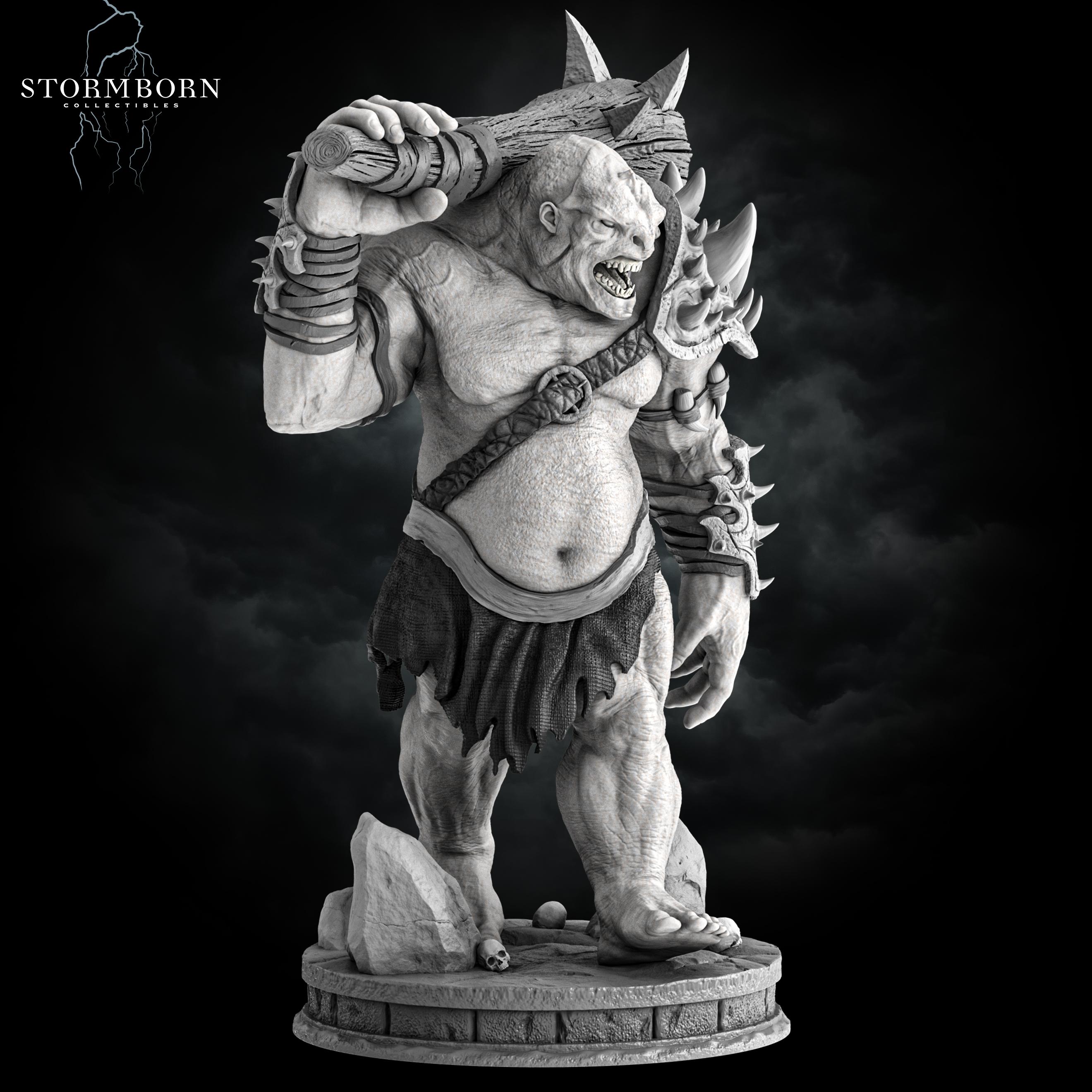 (32mm) Mountain Troll 3d model