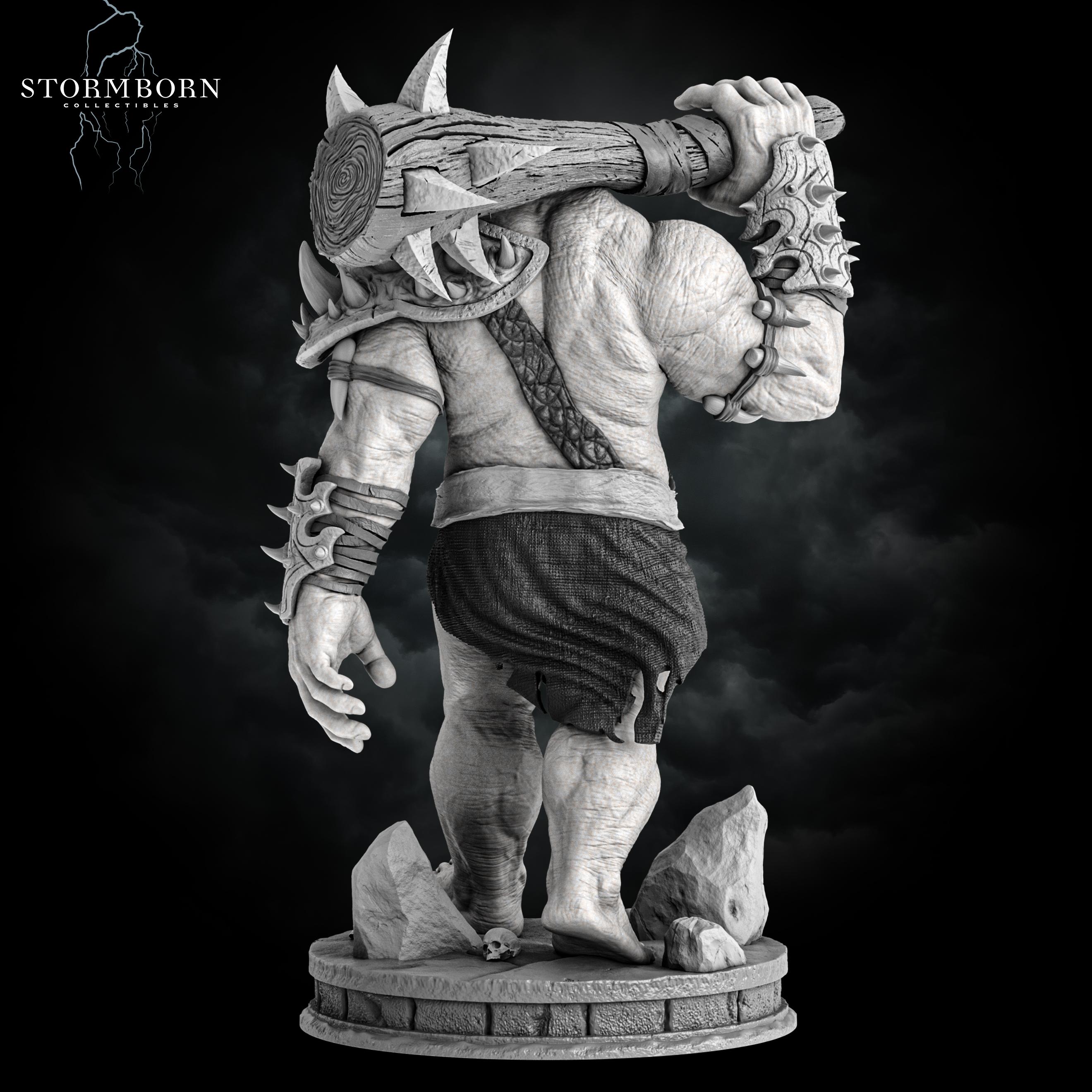 (32mm) Mountain Troll 3d model