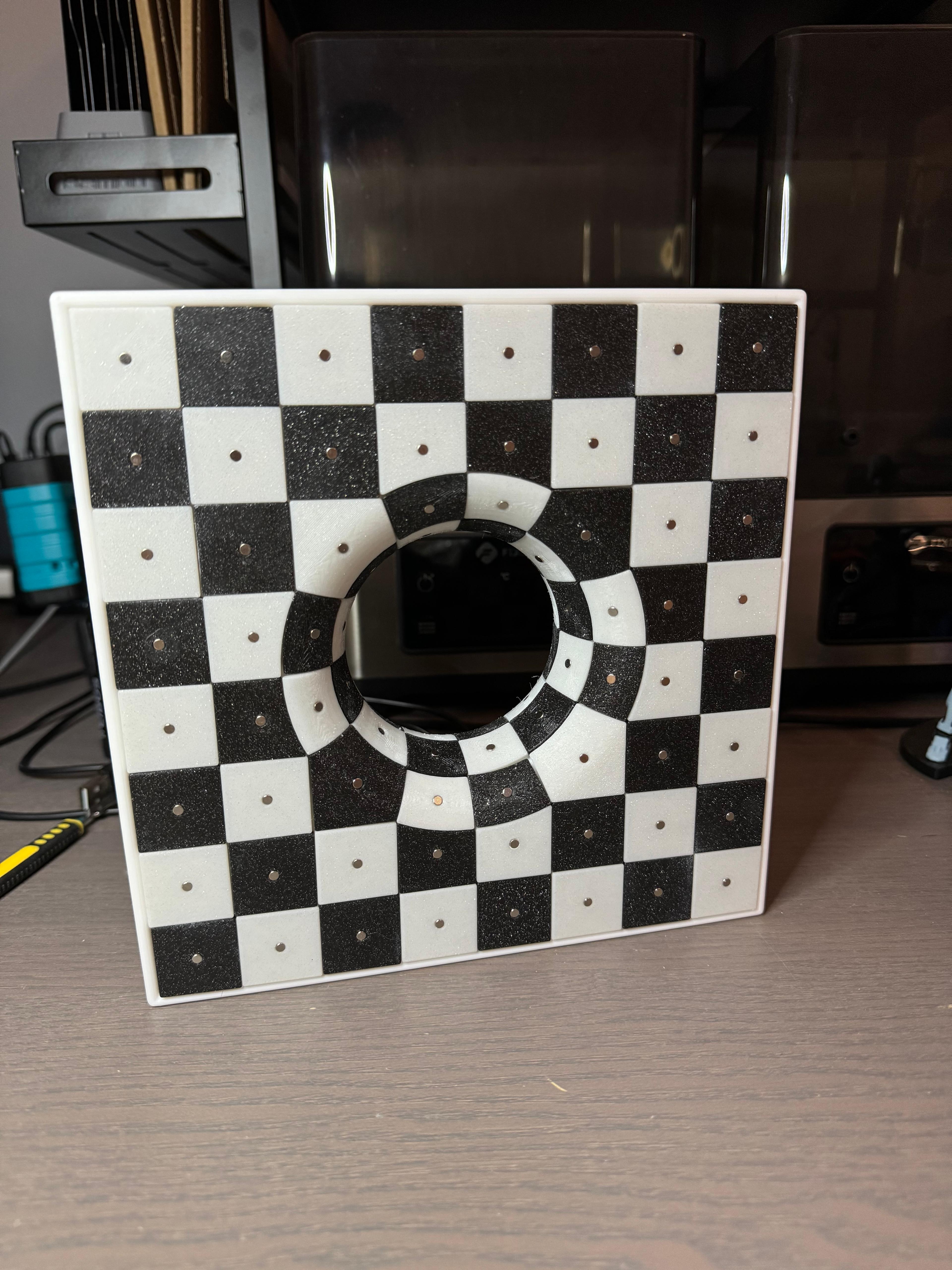 Wormhole Chess Board  3d model