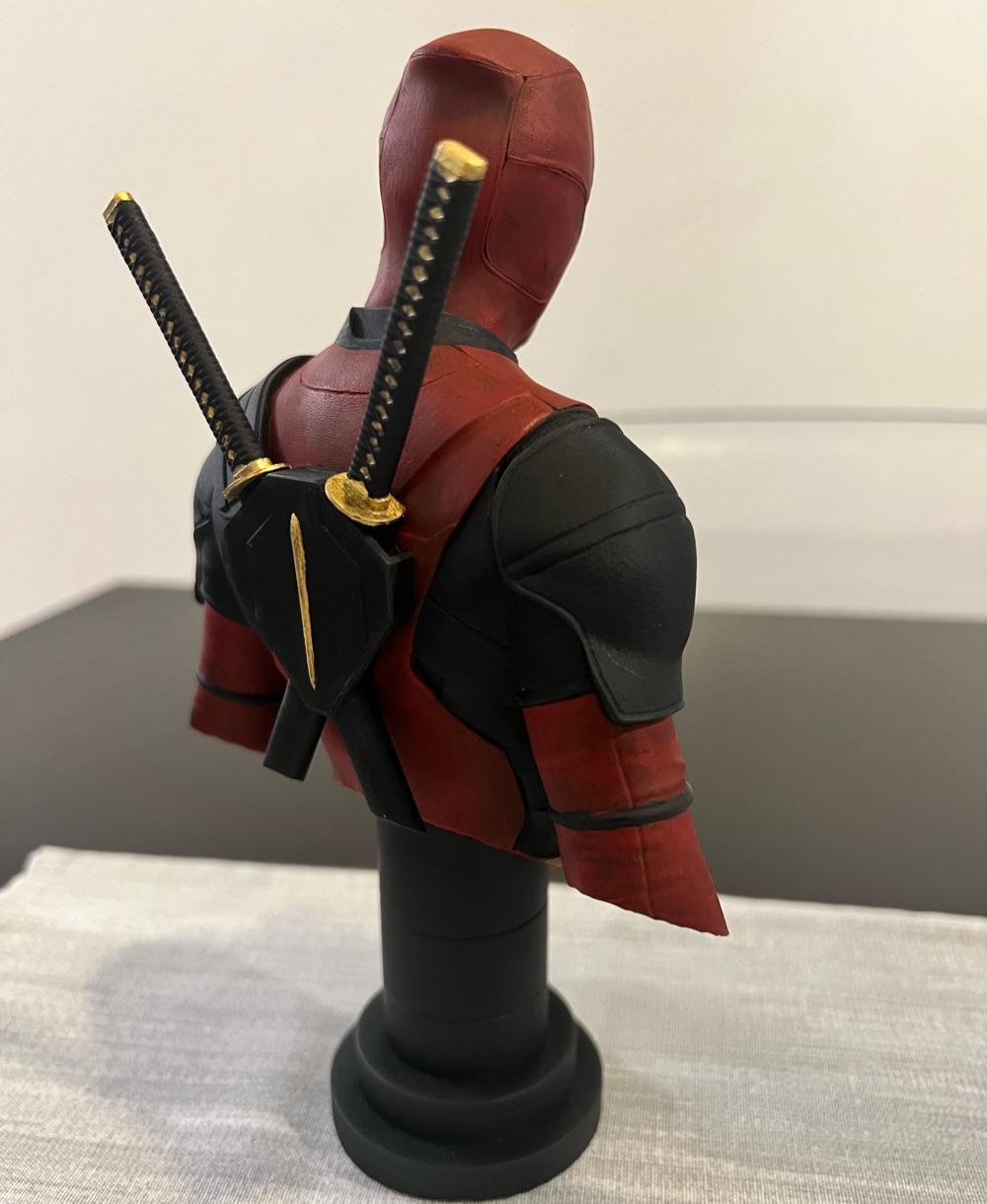 Deadpool bust (Pre-Supported) 3d model